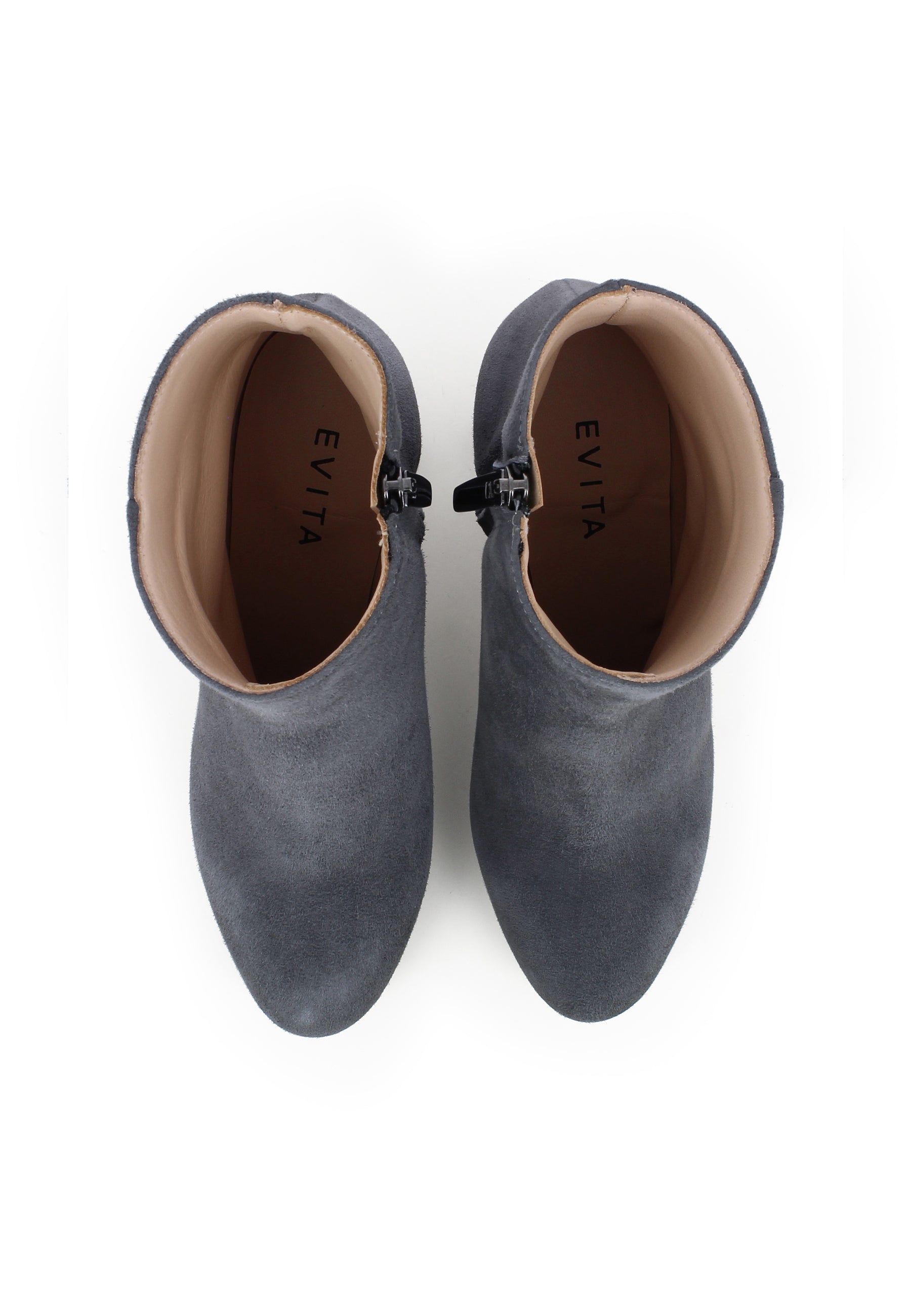 BIANCA Damen Stiefelette - Rauleder Grau