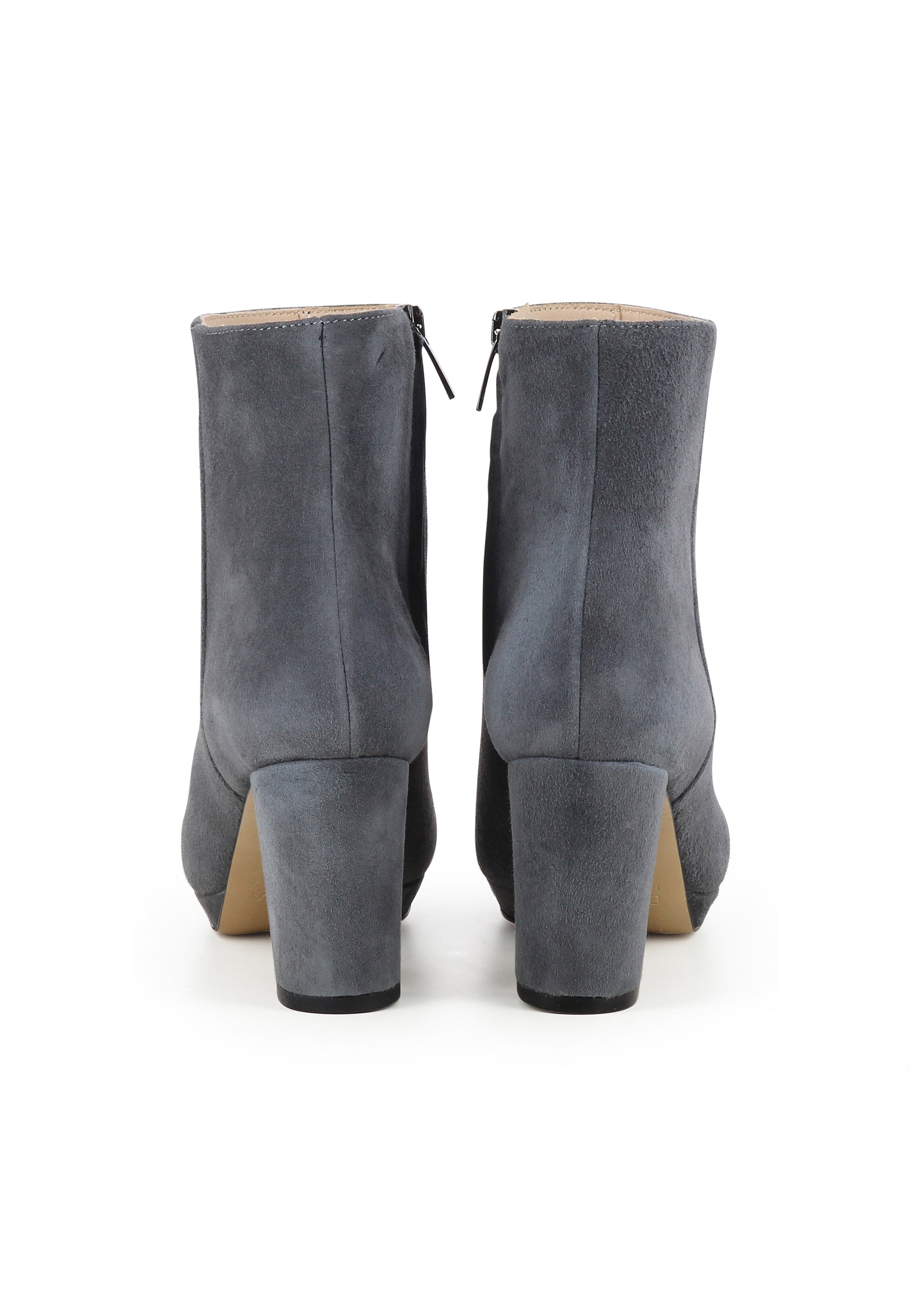 BIANCA Damen Stiefelette - Rauleder Grau