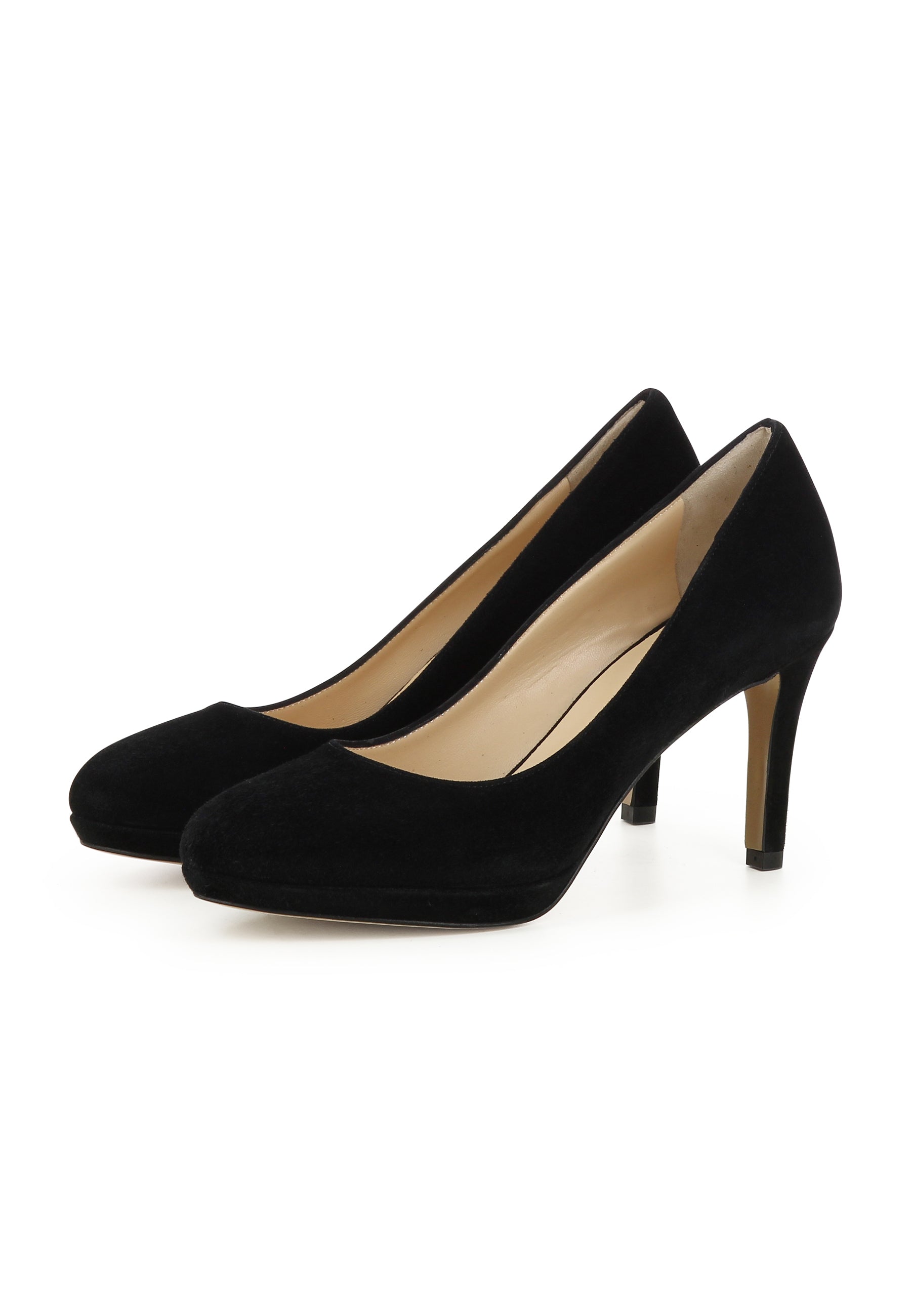 BIANCA Damen Pumps - Rauleder Schwarz