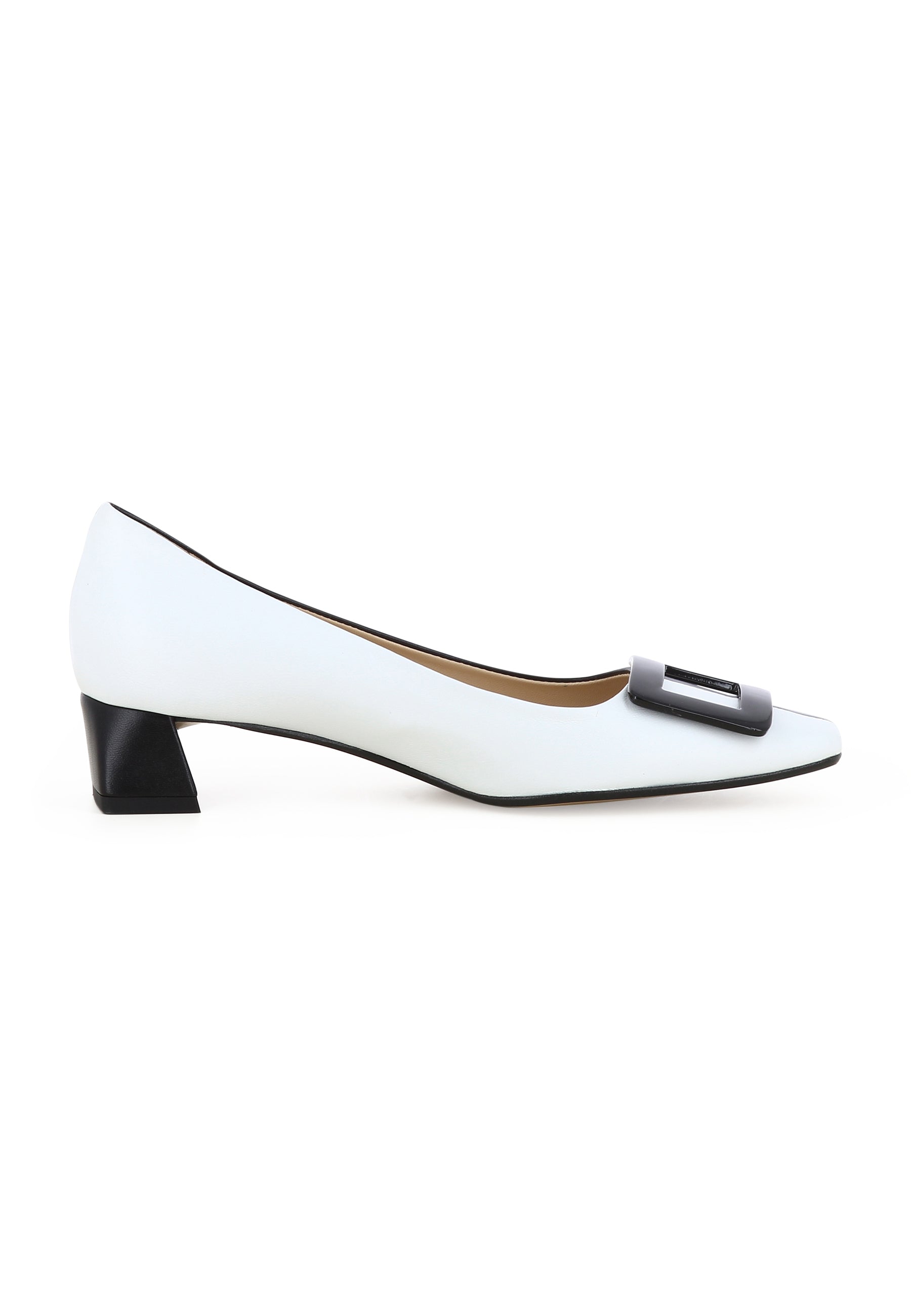 SABRINA Damen Pumps - Schwarz/ Weiß