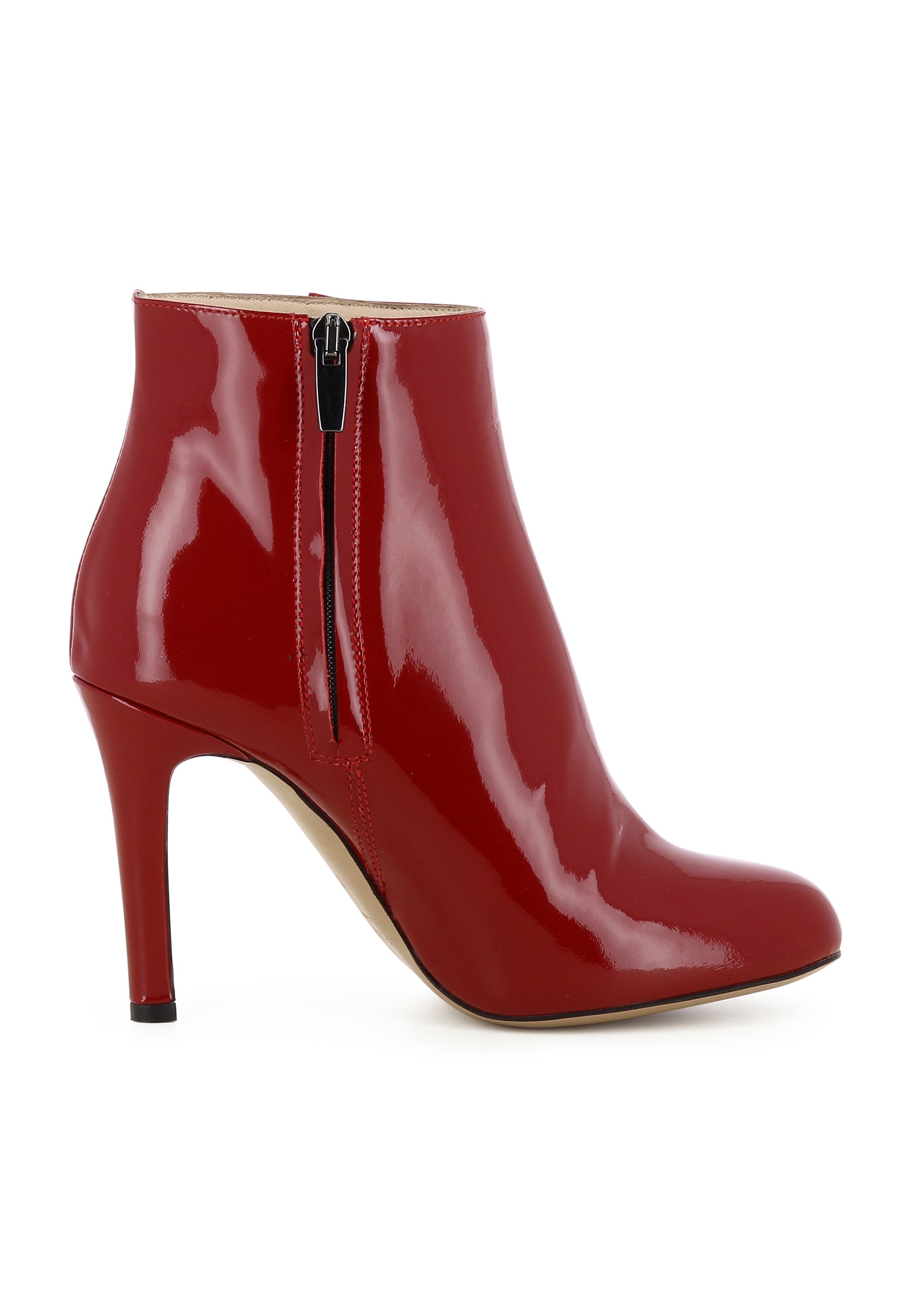 CRISTINA Damen Stiefelette - Lackleder Rot