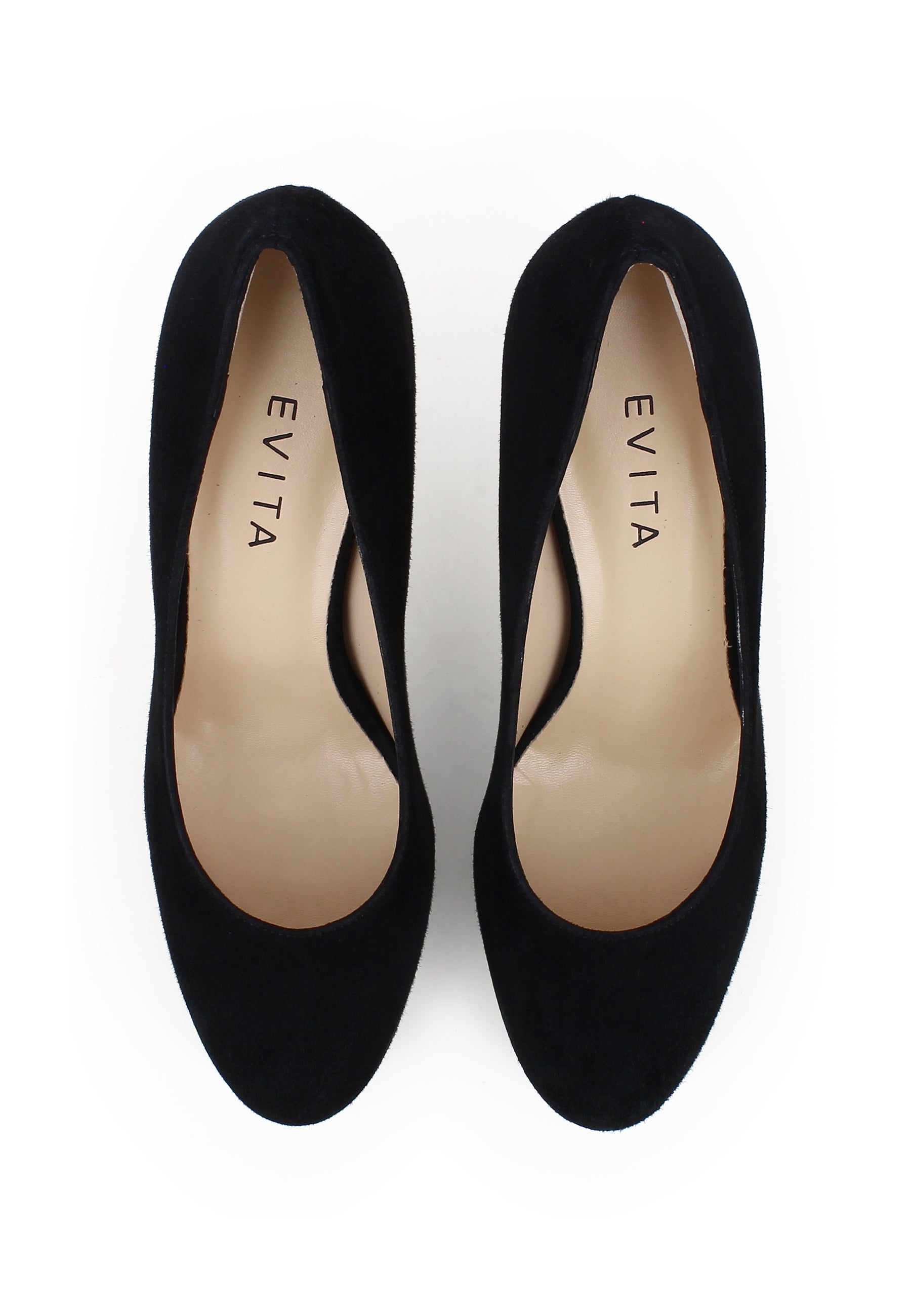 BIANCA Damen Pumps - Rauleder Schwarz