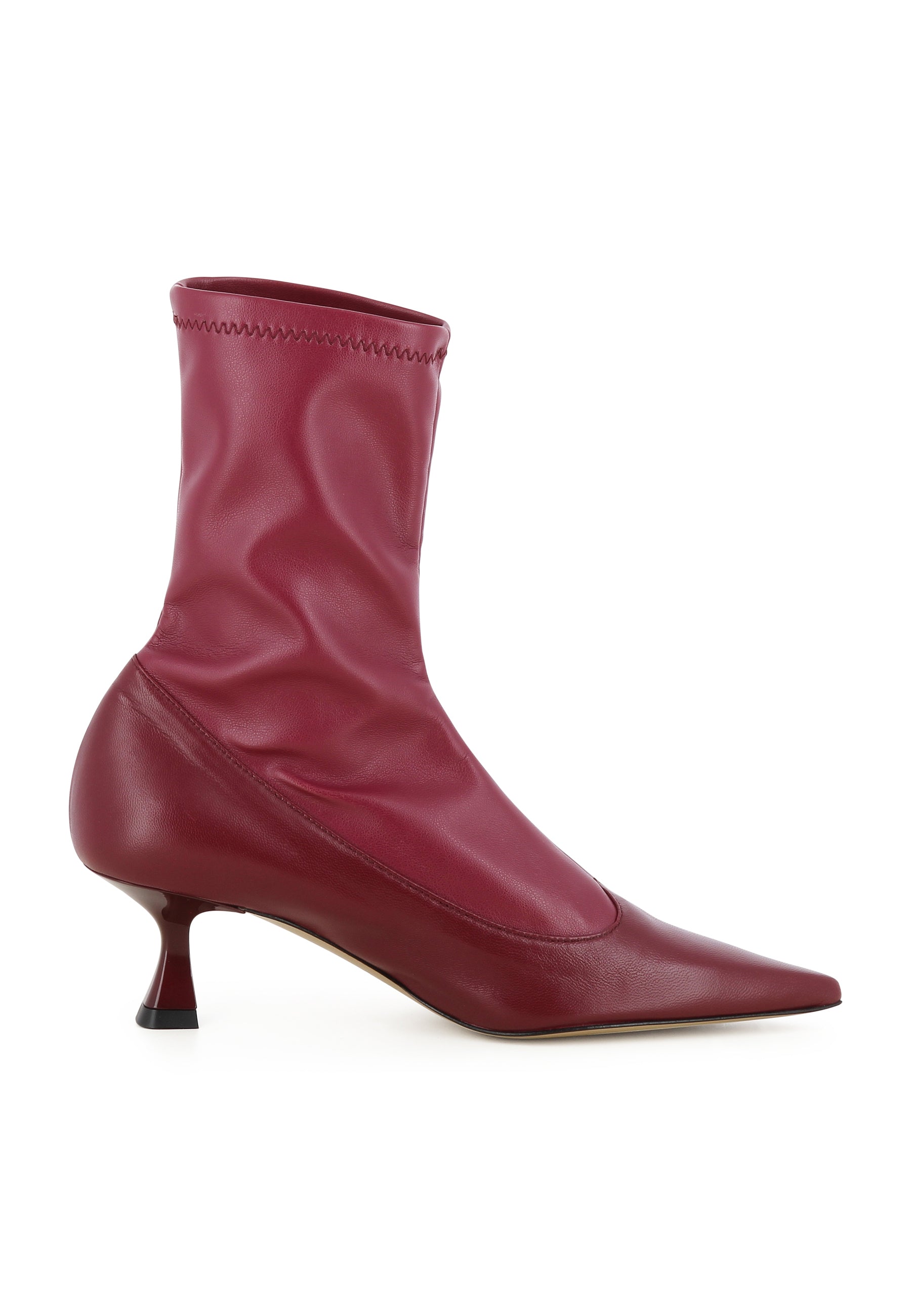 PERLA Damen Stiefelette - Glattleder Bordeaux