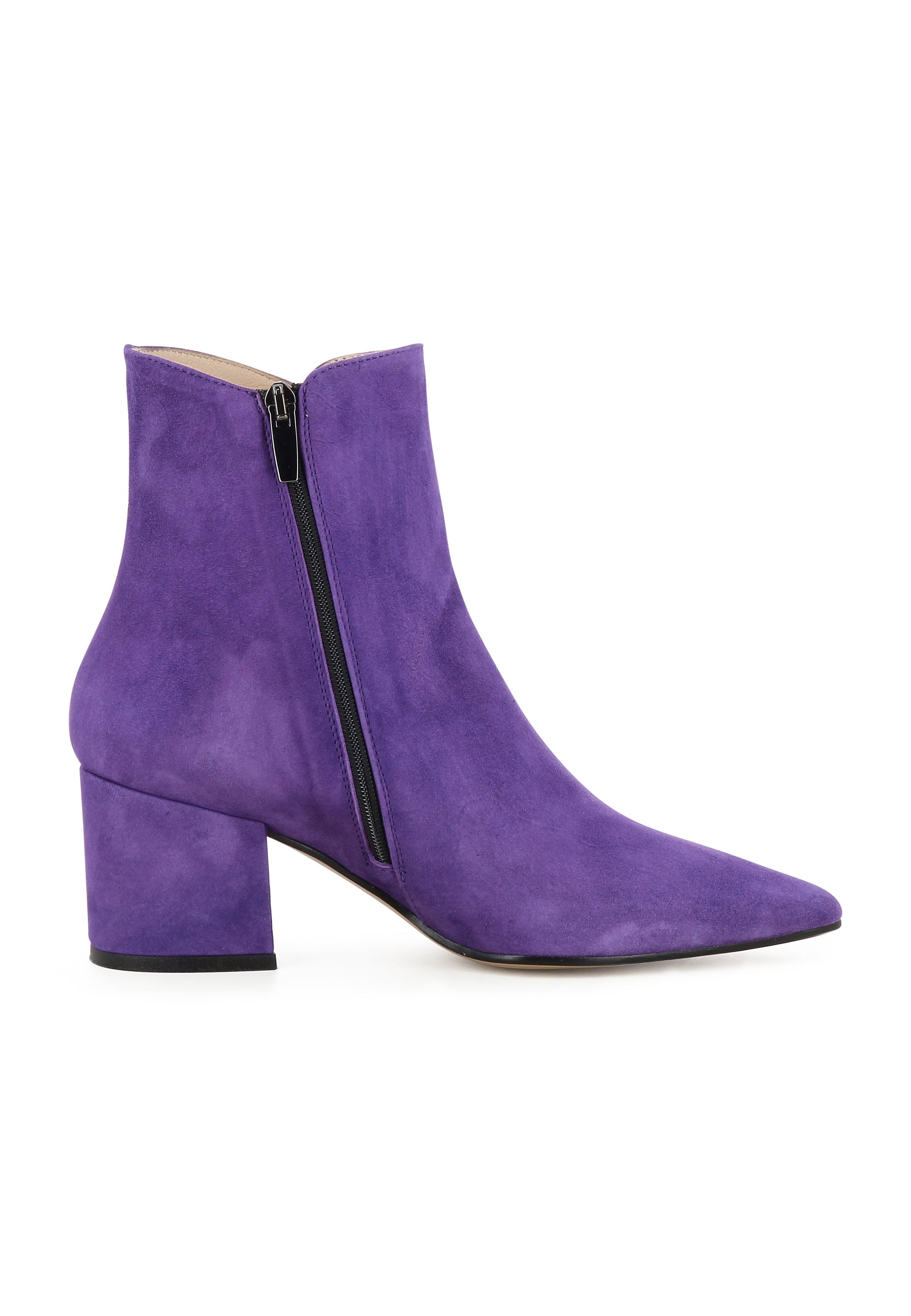 DARIANA Damen Stiefelette - Rauleder Lila