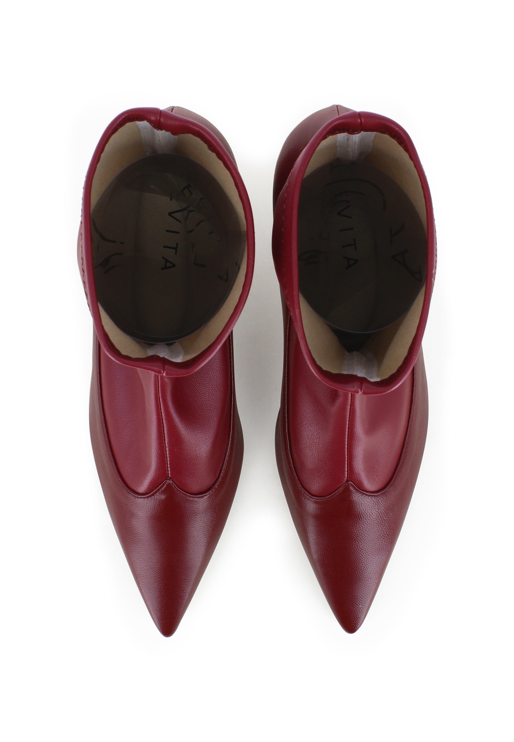 PERLA Damen Stiefelette - Glattleder Bordeaux