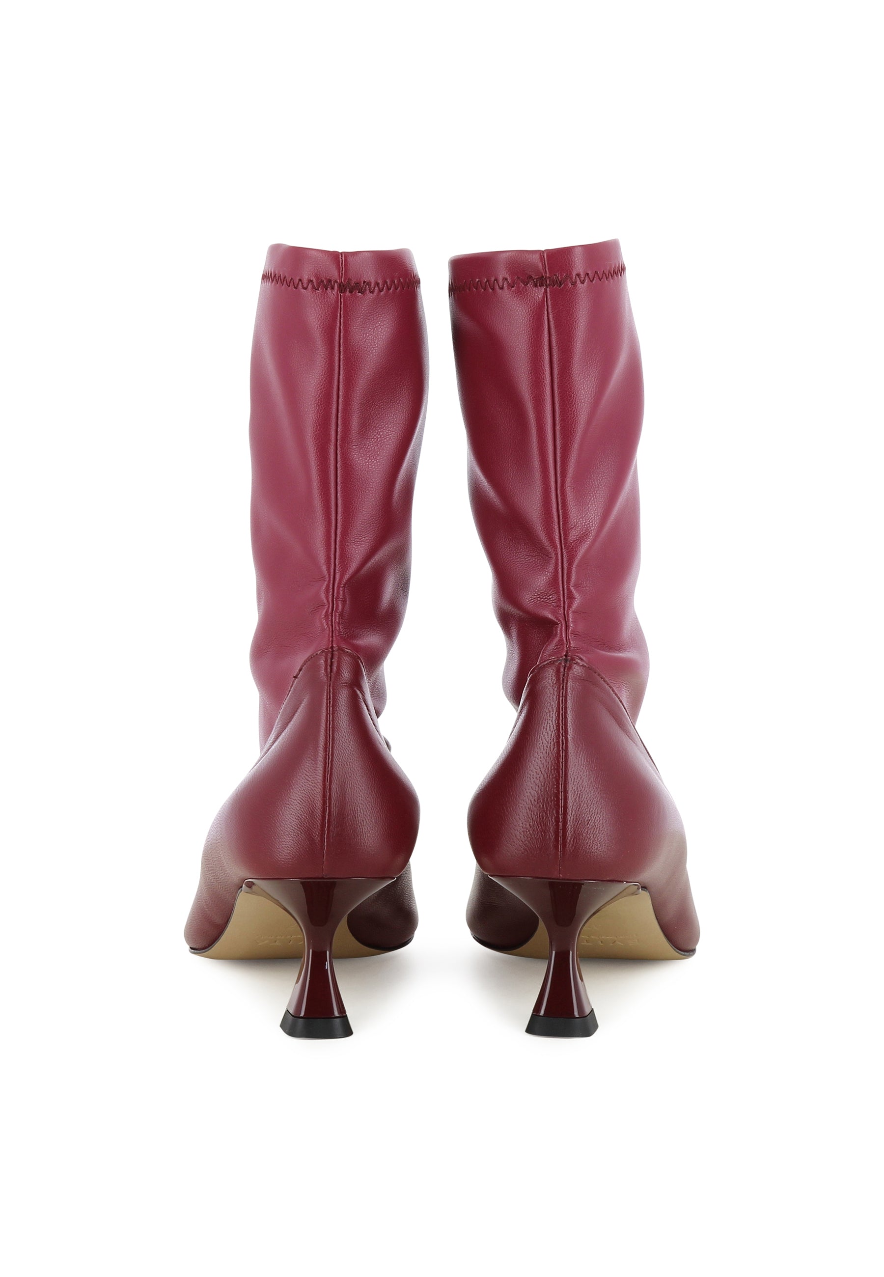 PERLA Damen Stiefelette - Glattleder Bordeaux