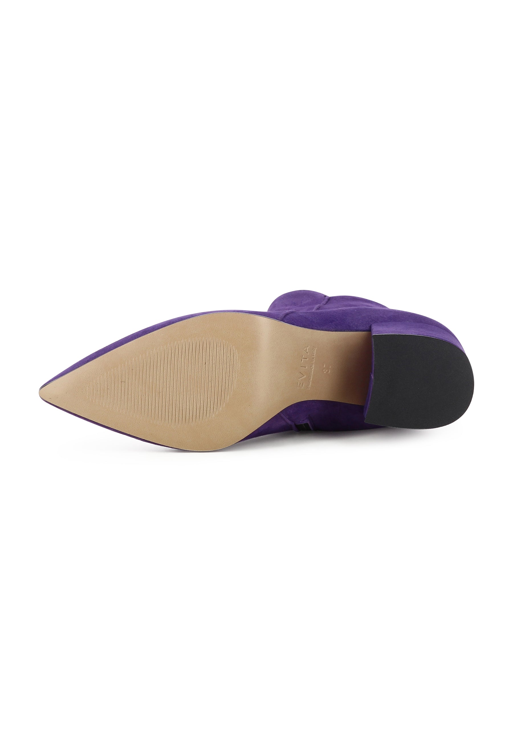 DARIANA Damen Stiefelette - Rauleder Lila