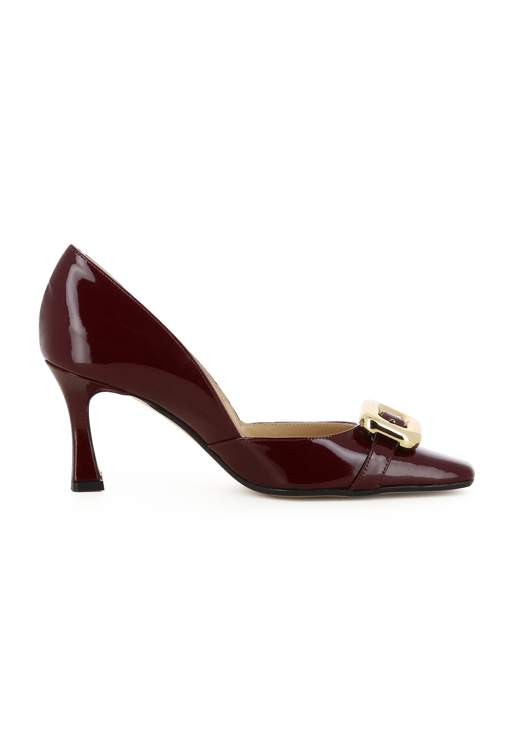 CARMELA Damen Pumps Halboffen - Lackleder Bordeaux