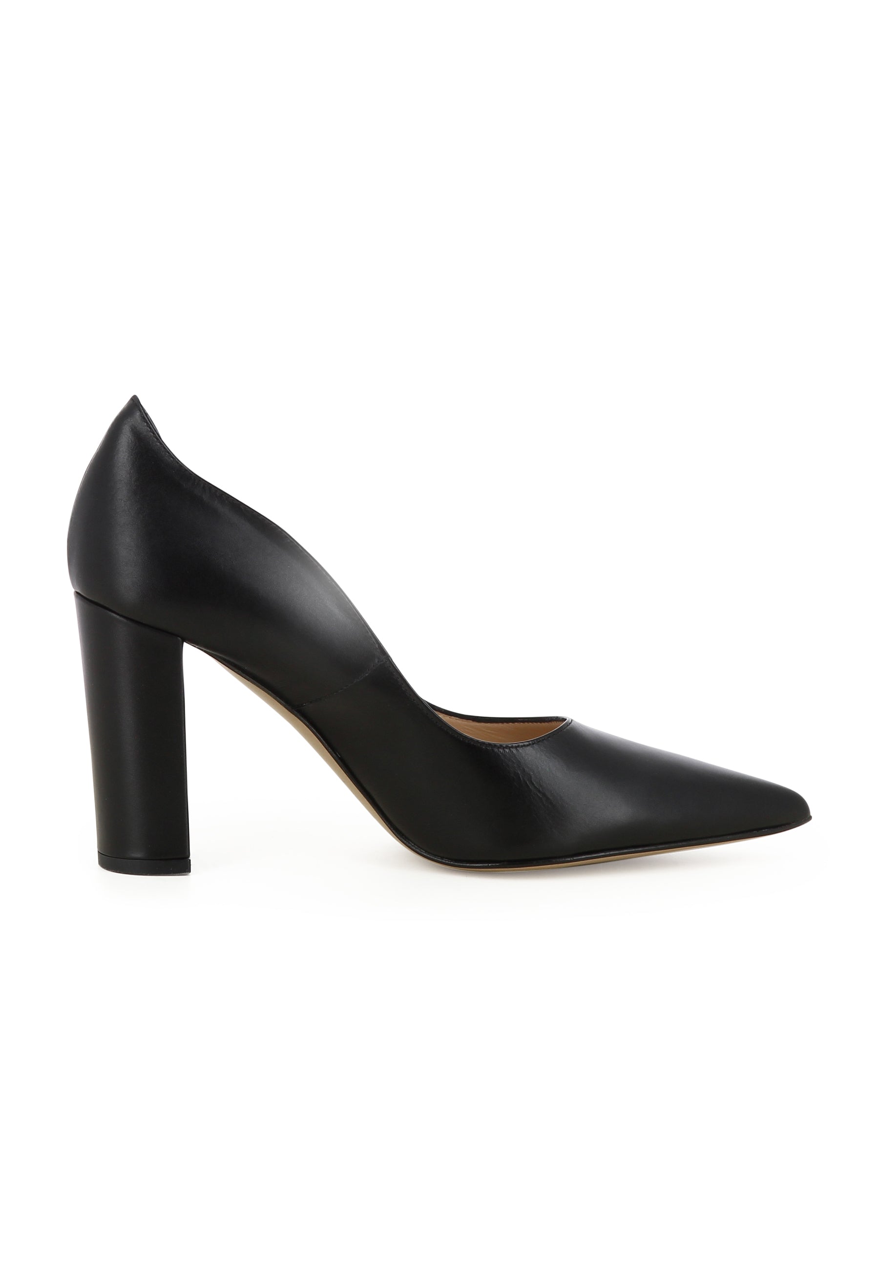 NATALIA Damen Pumps - Glattleder Schwarz