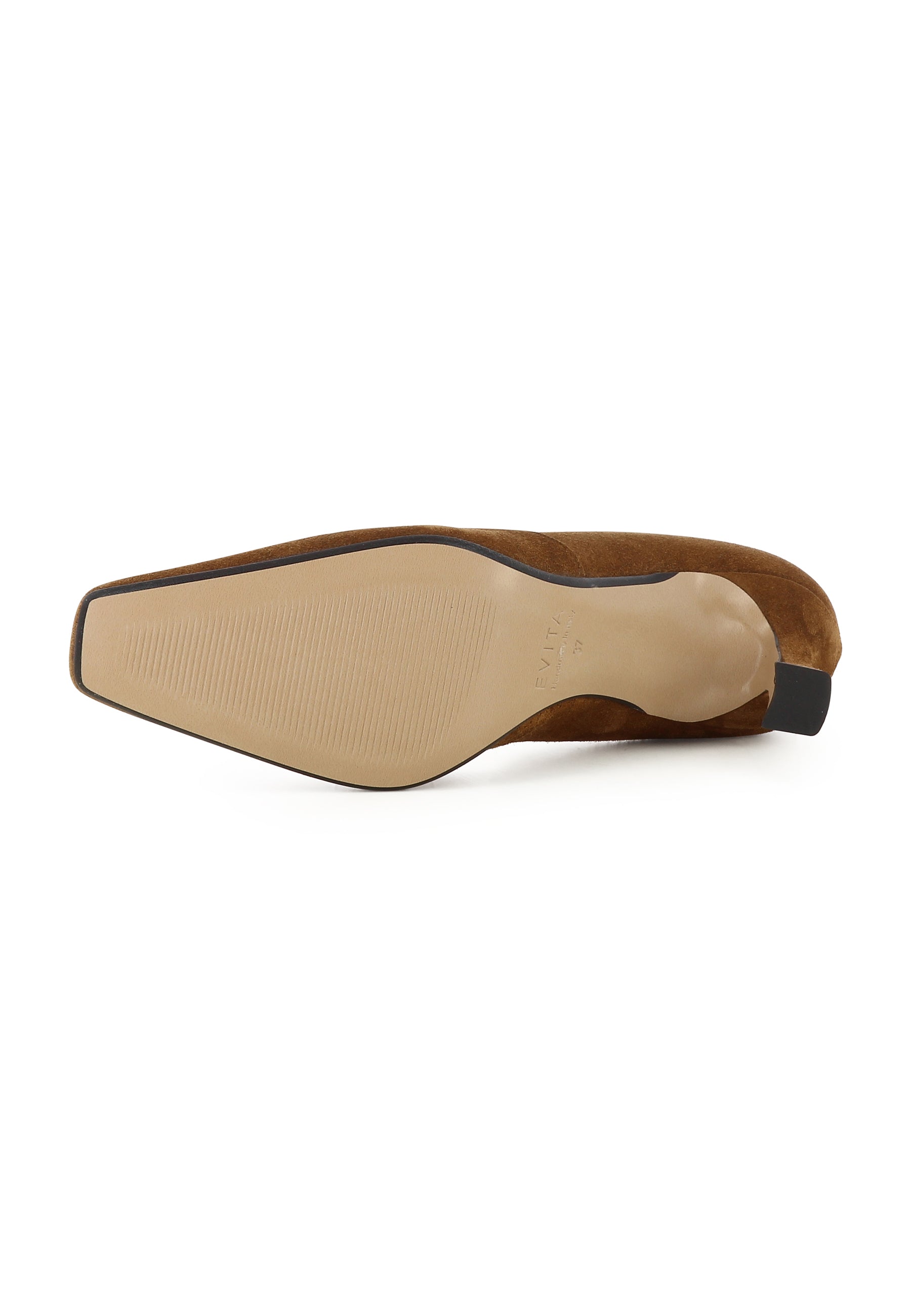 CARMELA Damen Pumps Halboffen - Rauleder Hellbraun