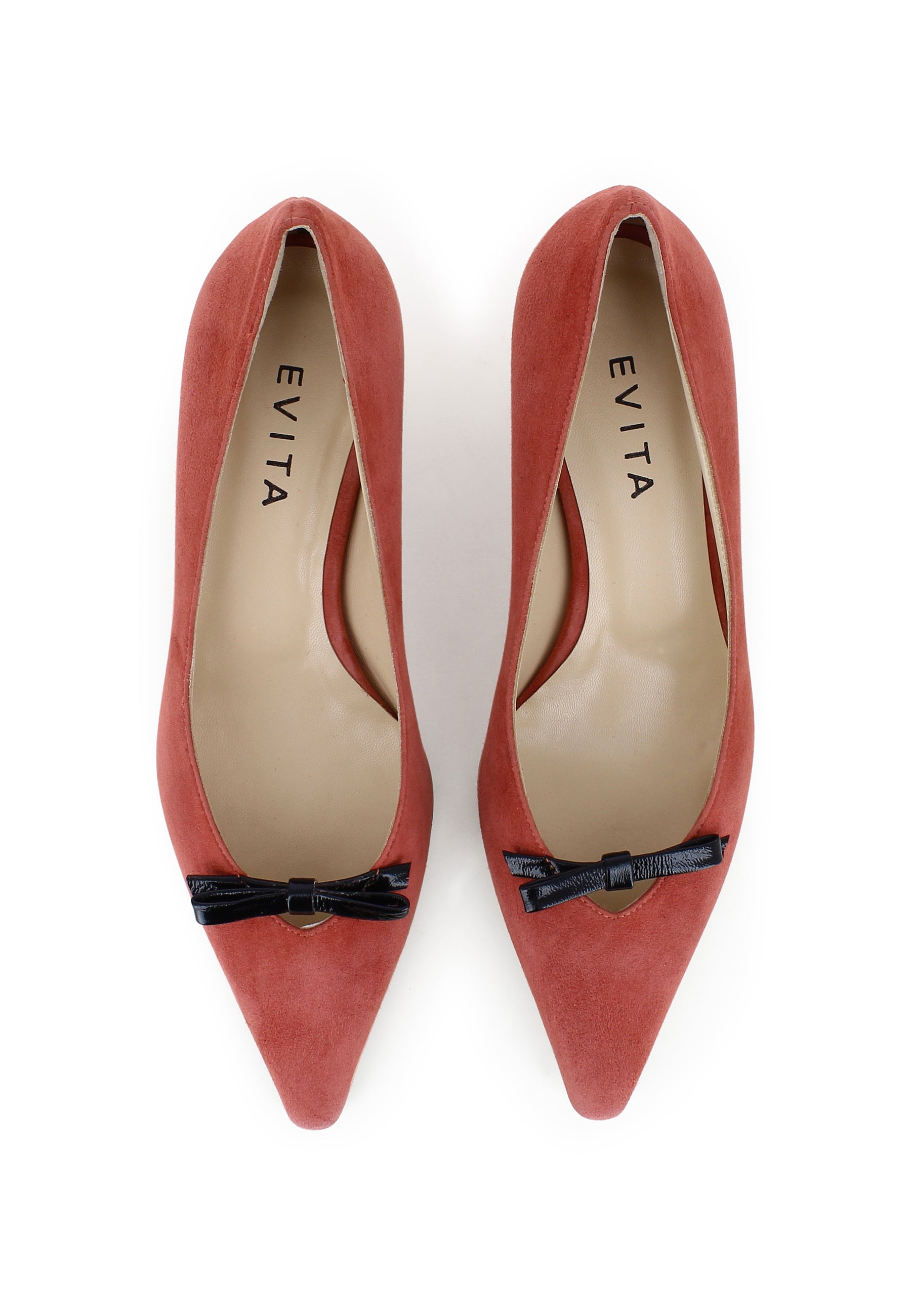BARBARA Damen Pumps - Rauleder Orange