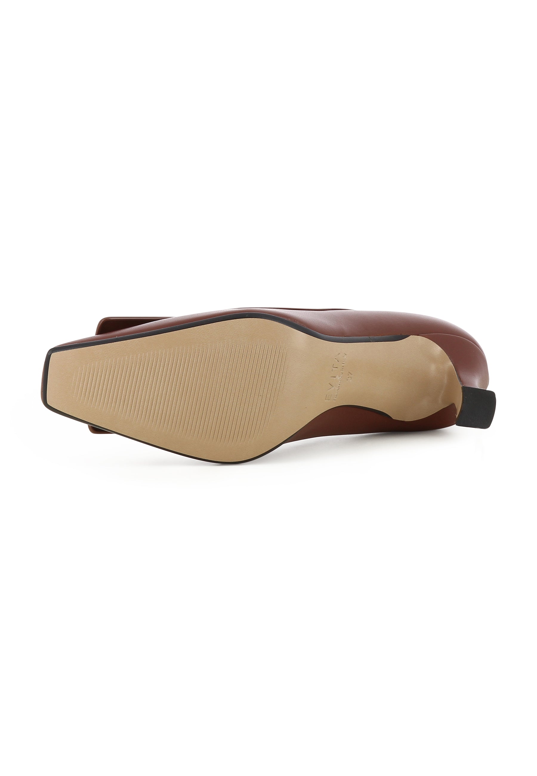 CARMELA Damen Pumps - Glattleder Braun
