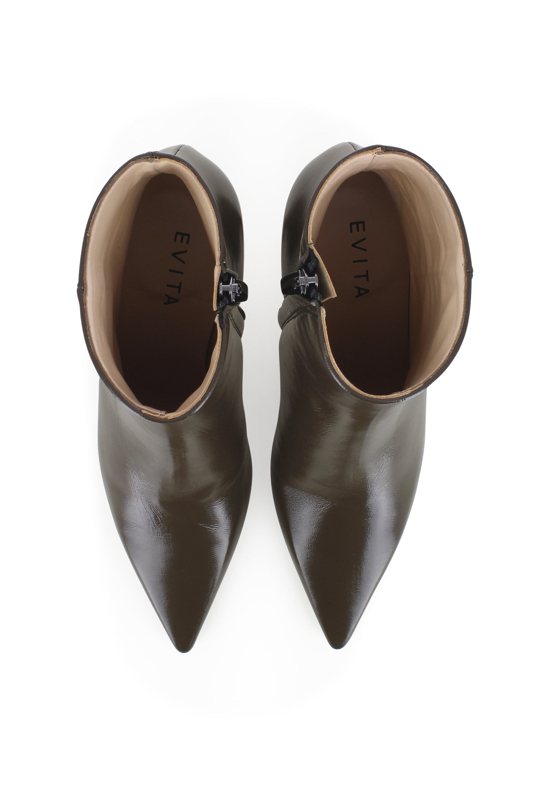 PENELOPE Damen Stiefelette - Lackleder Fango