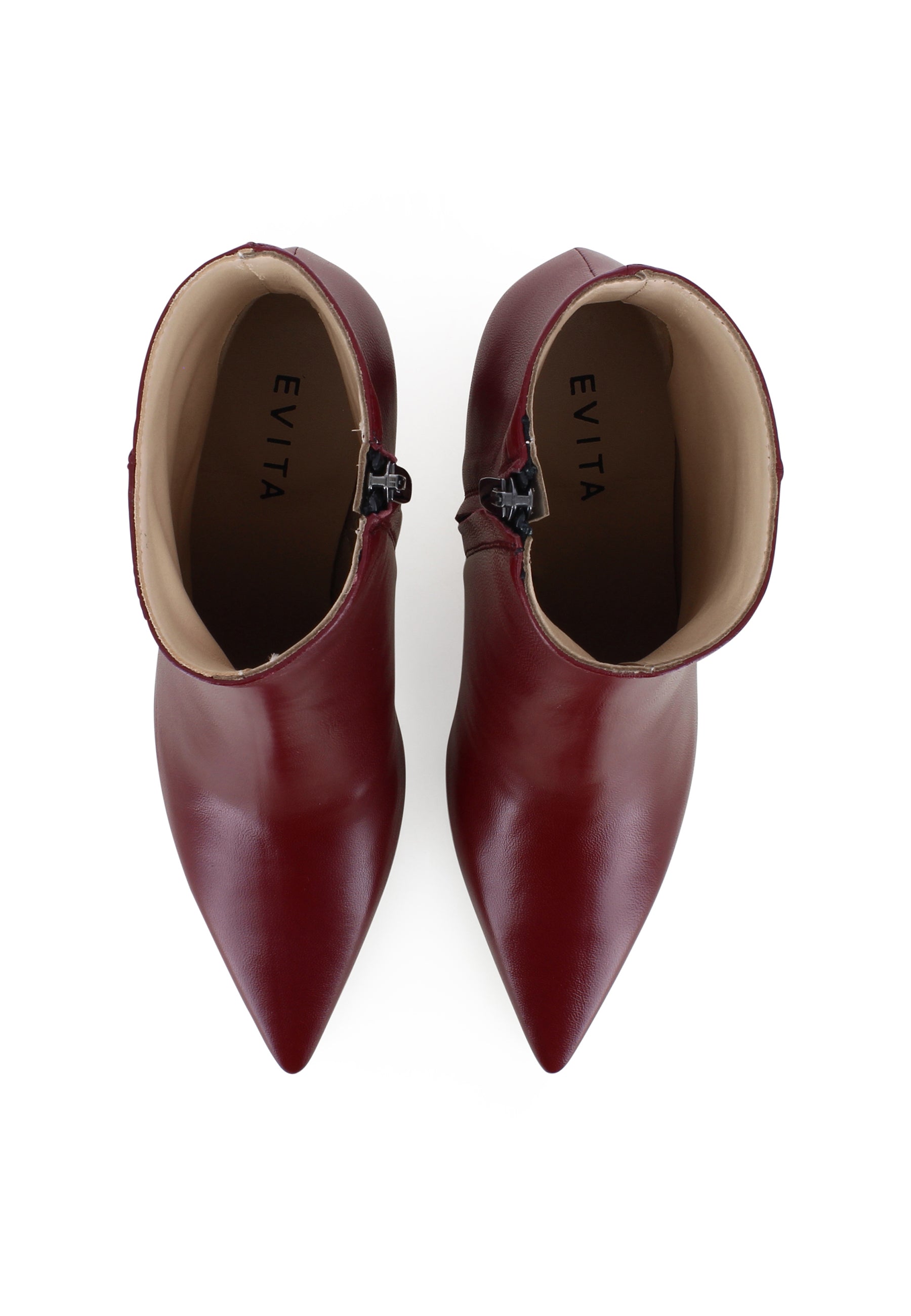 PENELOPE Damen Stiefelette - Glattleder Bordeaux