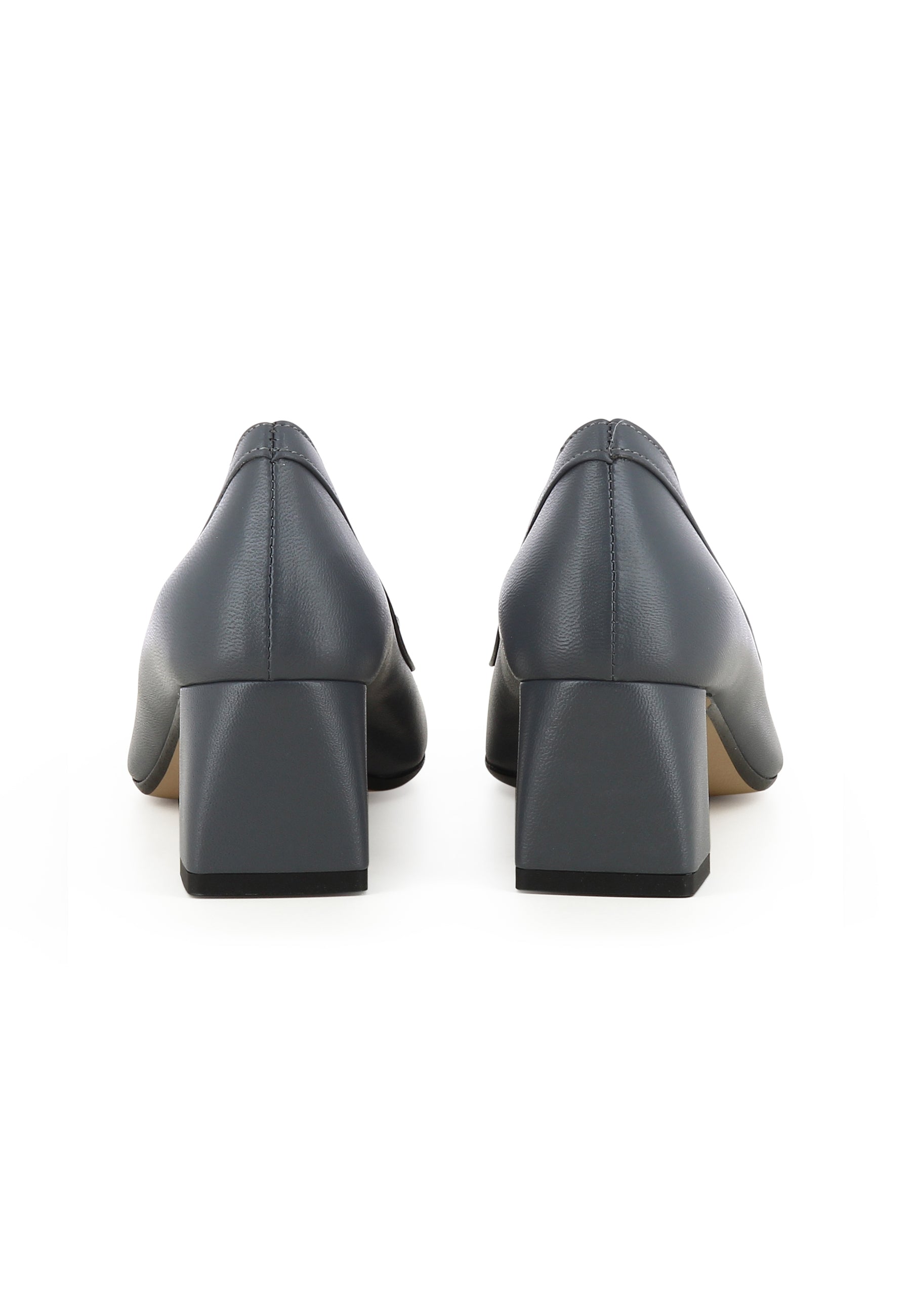 VANESSA Damen Pumps - Glattleder Grau