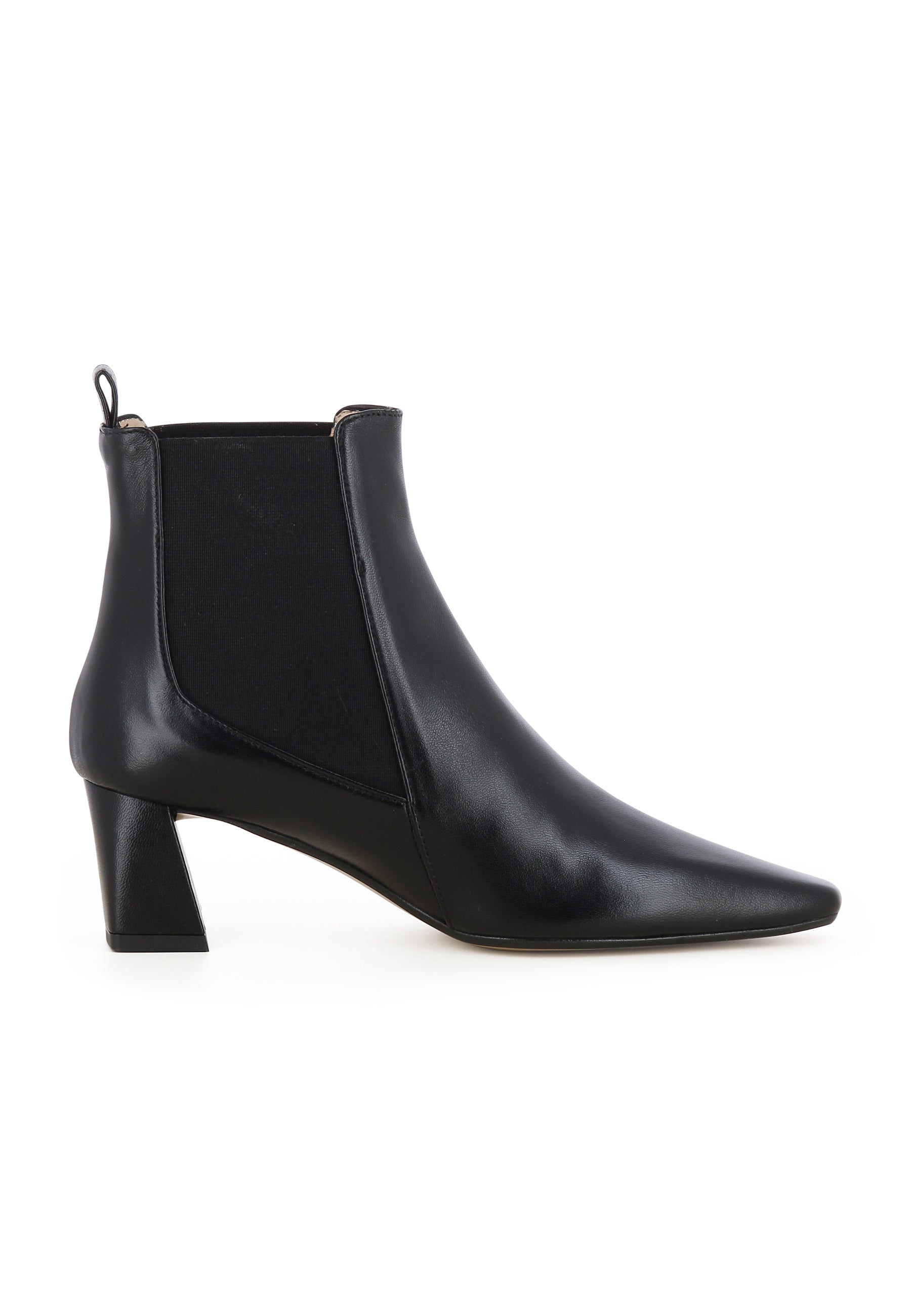 VANESSA Damen Stiefelette - Glattleder Schwarz