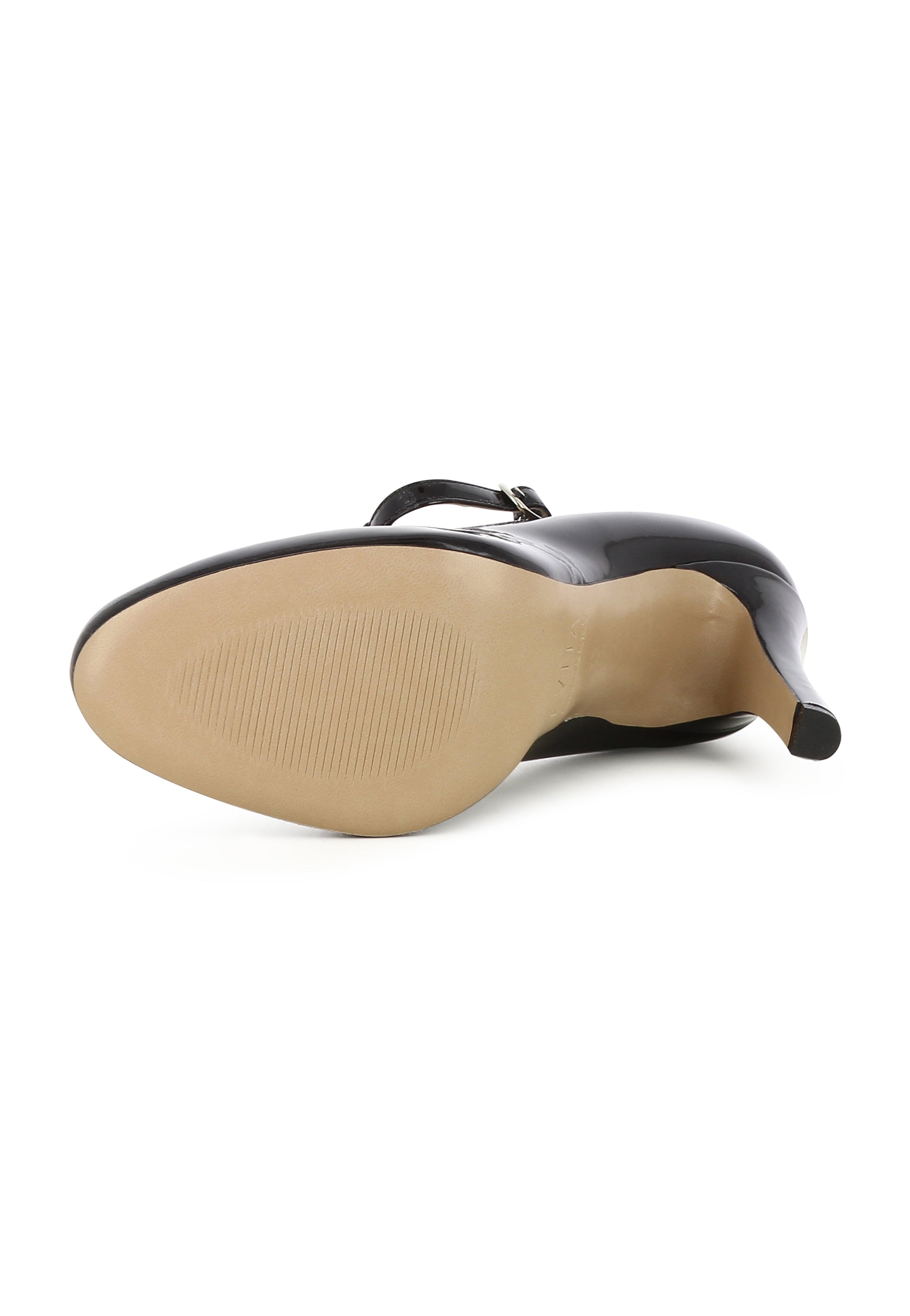 CRISTINA Damen Pumps - Lackleder Schwarz