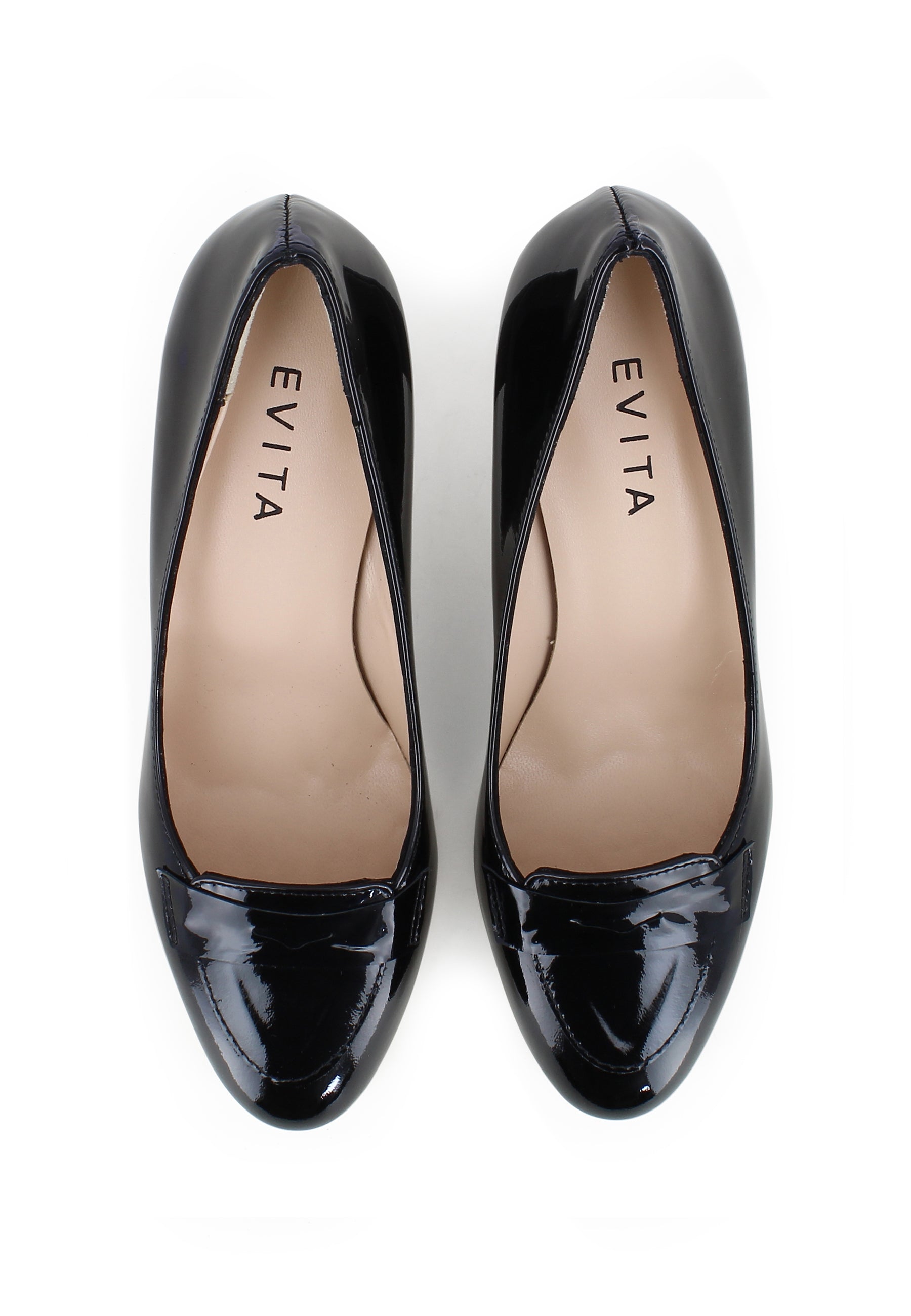BIANCA Damen Pumps - Lackleder Schwarz
