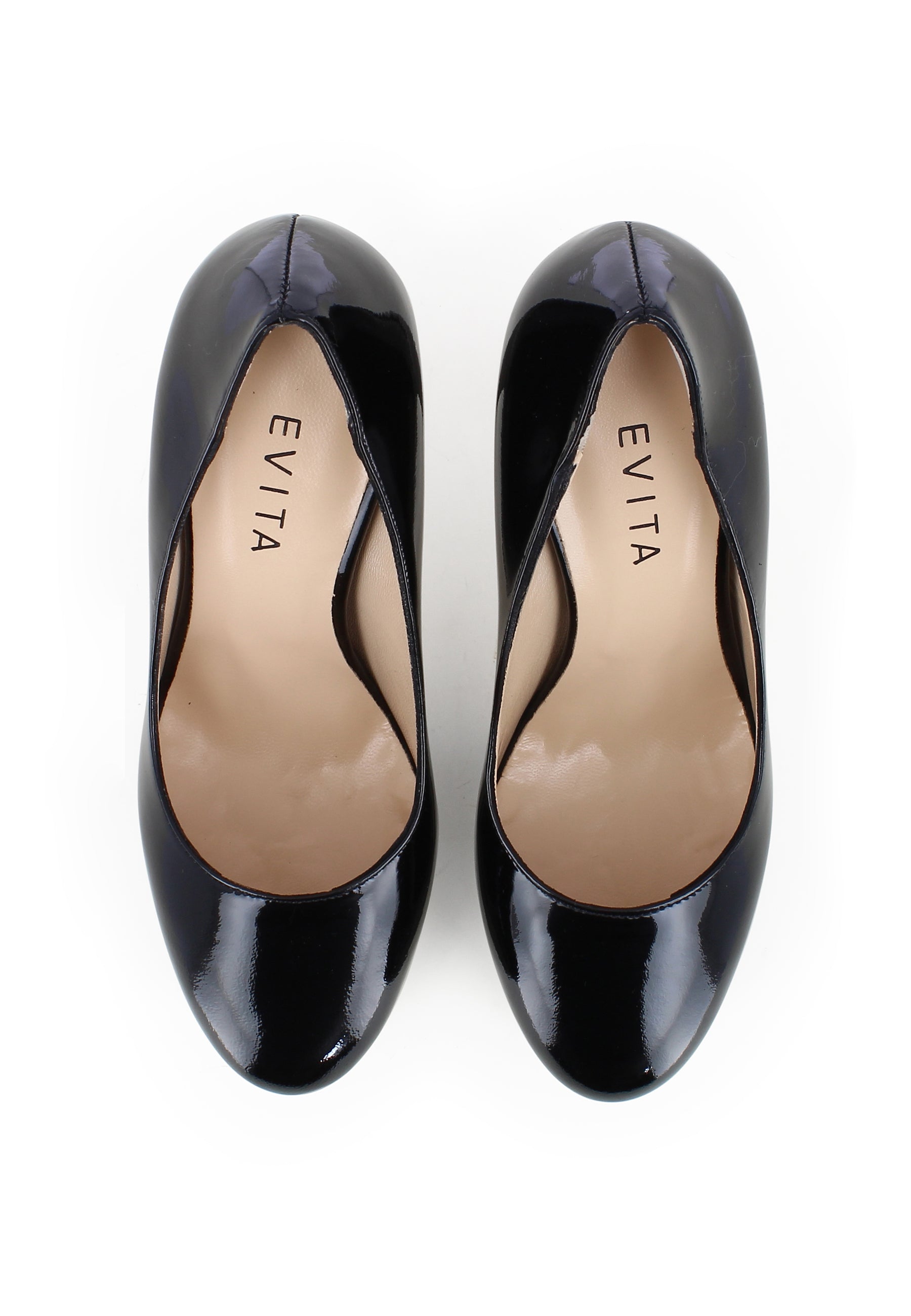 RICCARDA Damen Pumps - Lackleder Schwarz