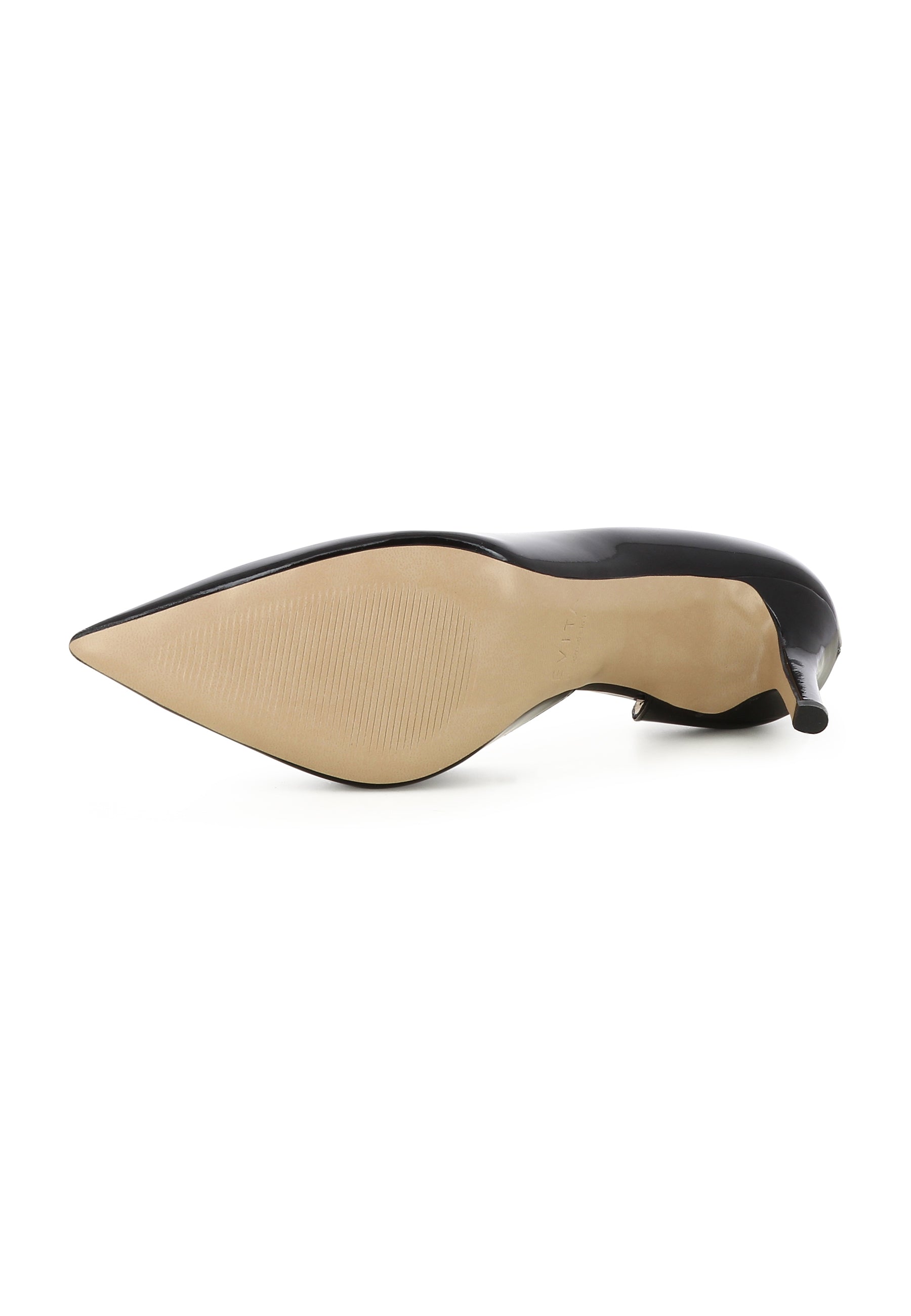 JESSICA Women's Pumps Semi-Open - Patent Leather Black
