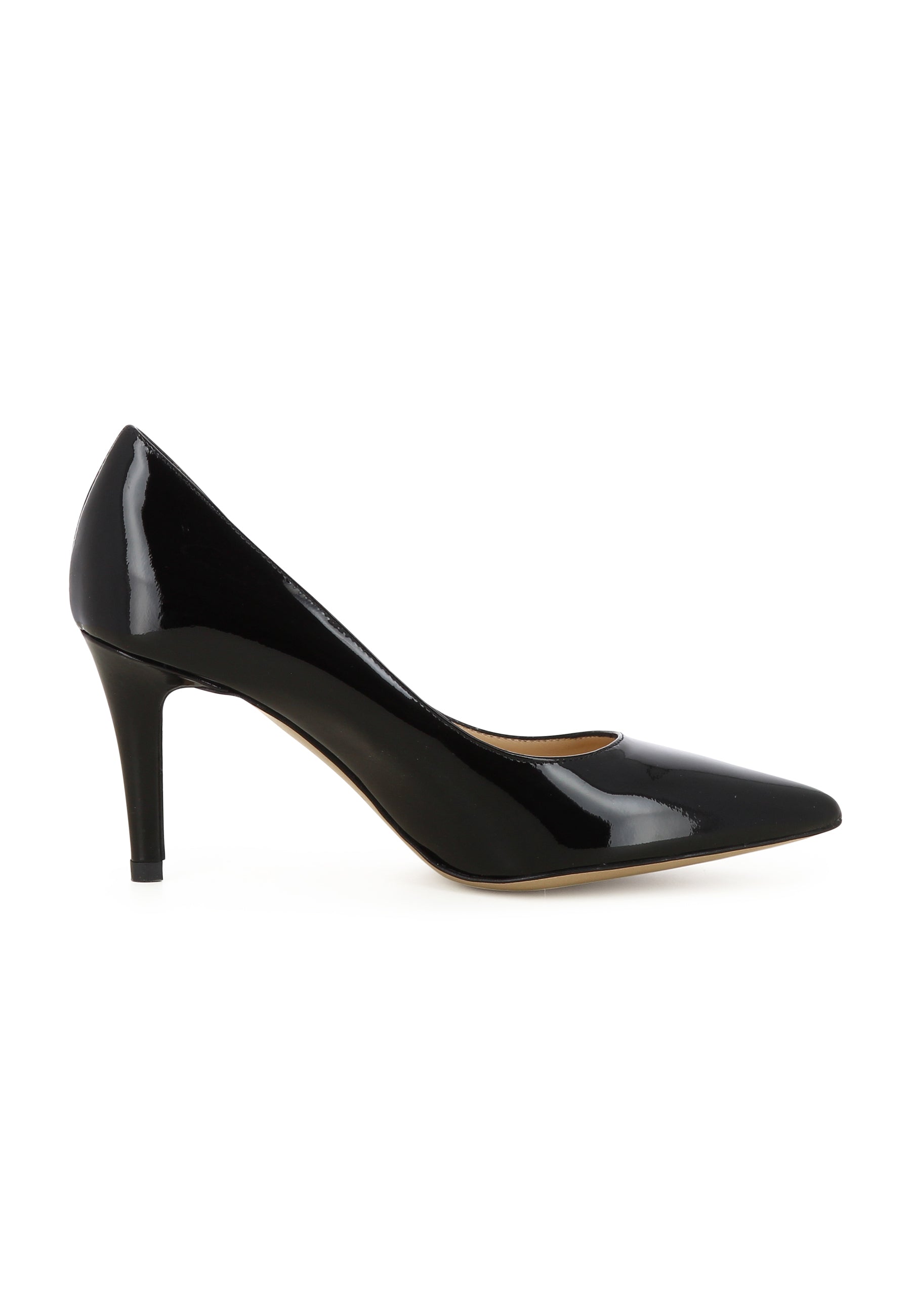 JESSICA Damen Pumps - Lackleder Schwarz