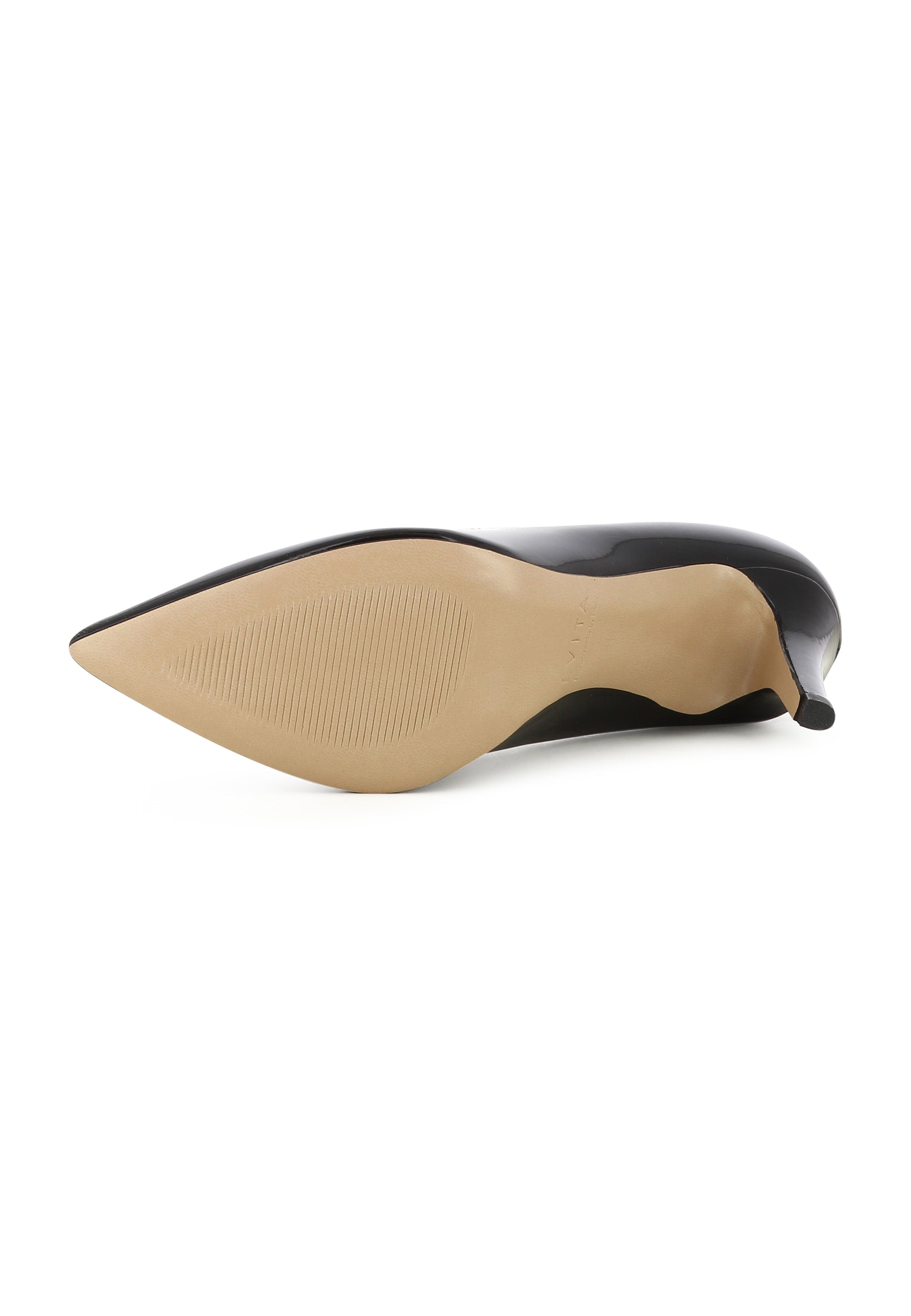 JESSICA Damen Pumps - Lackleder Schwarz