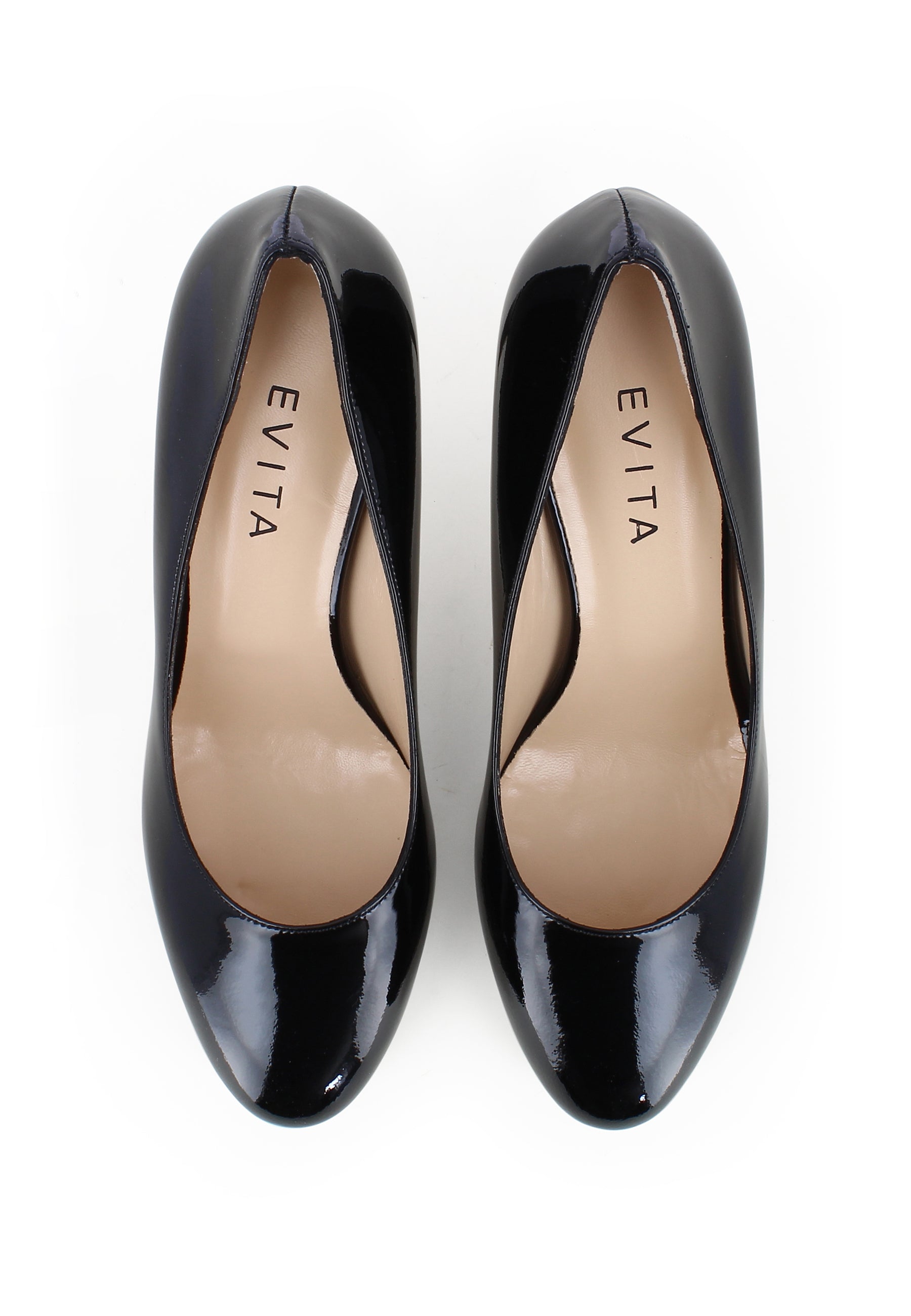 BIANCA Damen Pumps - Lackleder Schwarz