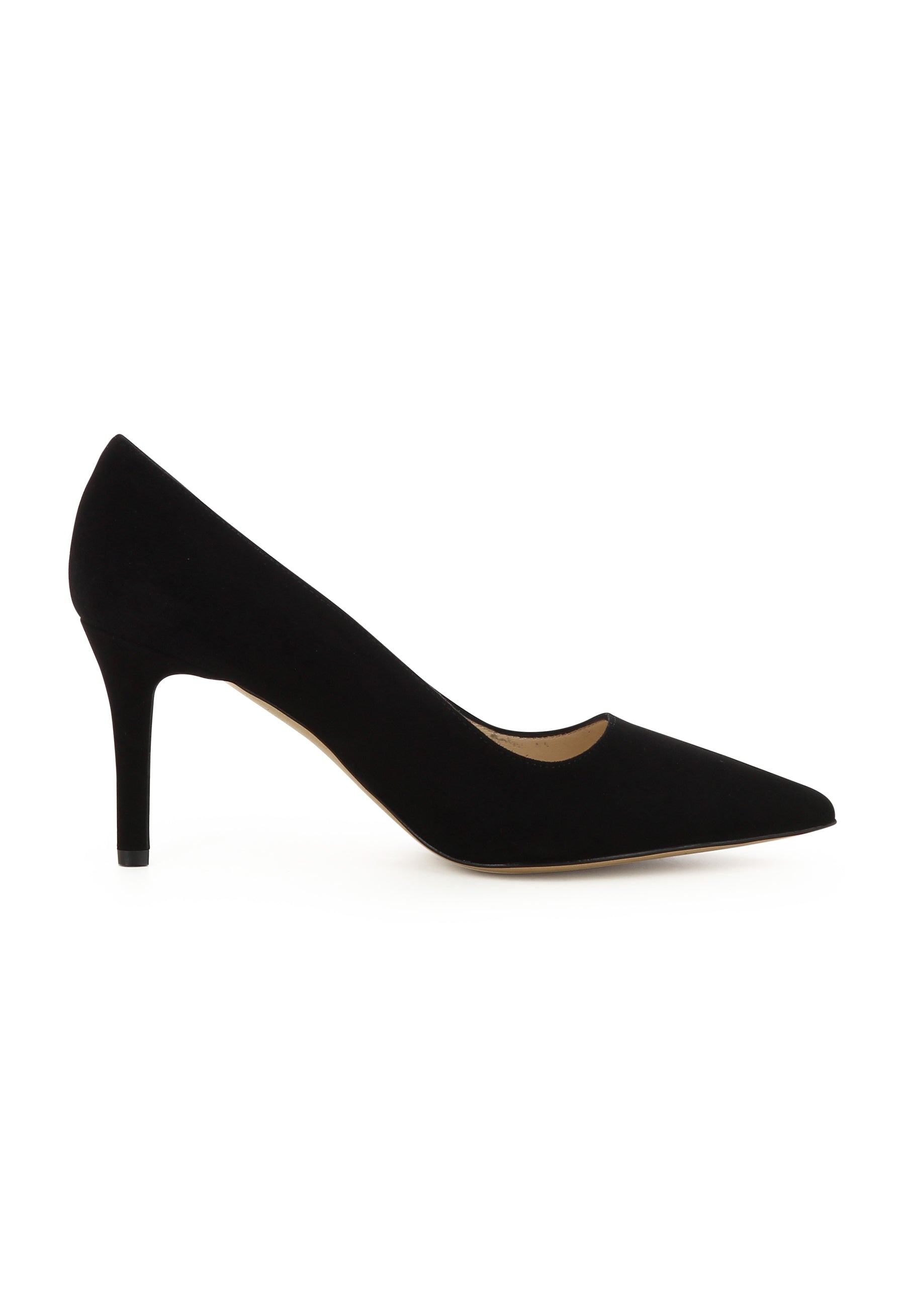 JESSICA Damen Pumps - Rauleder Schwarz