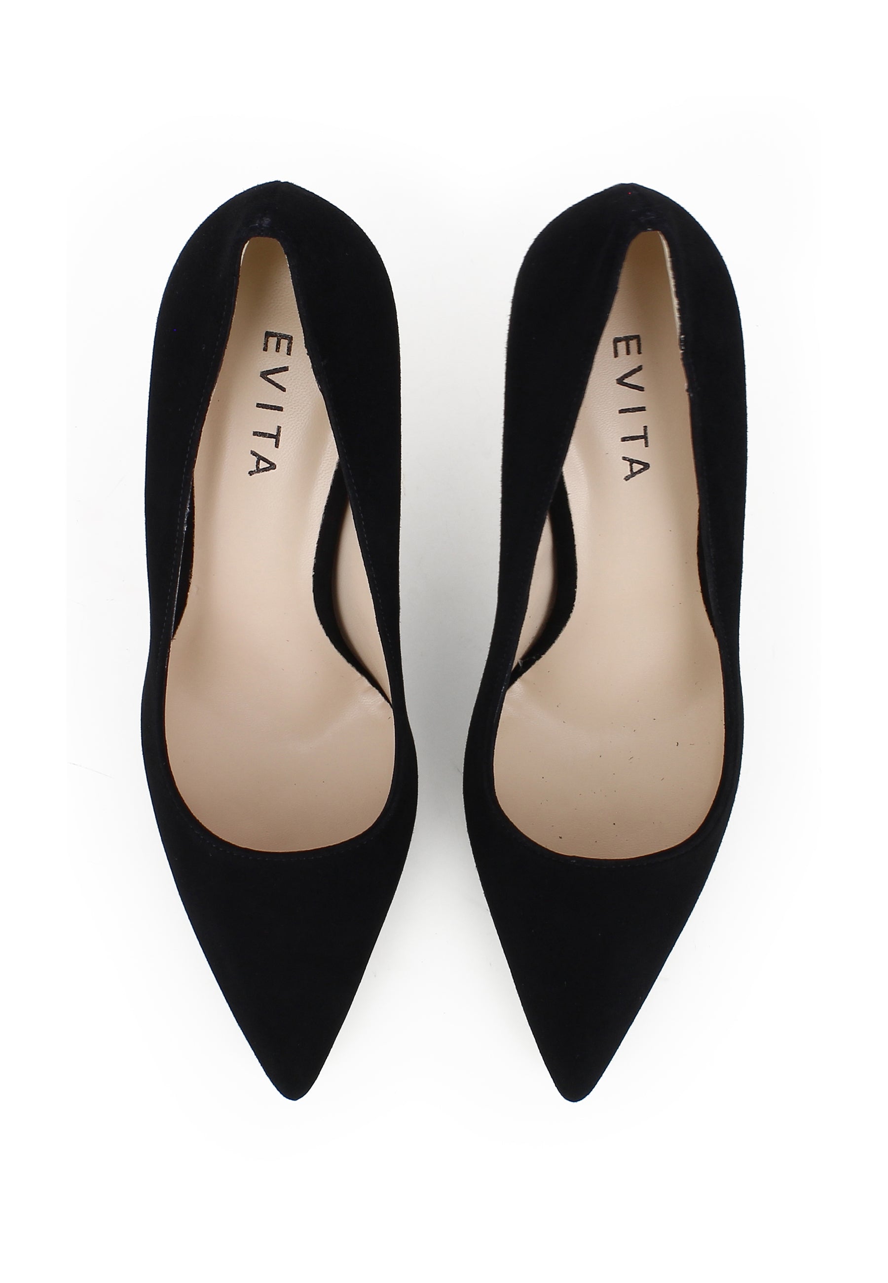 JESSICA Damen Pumps - Rauleder Schwarz