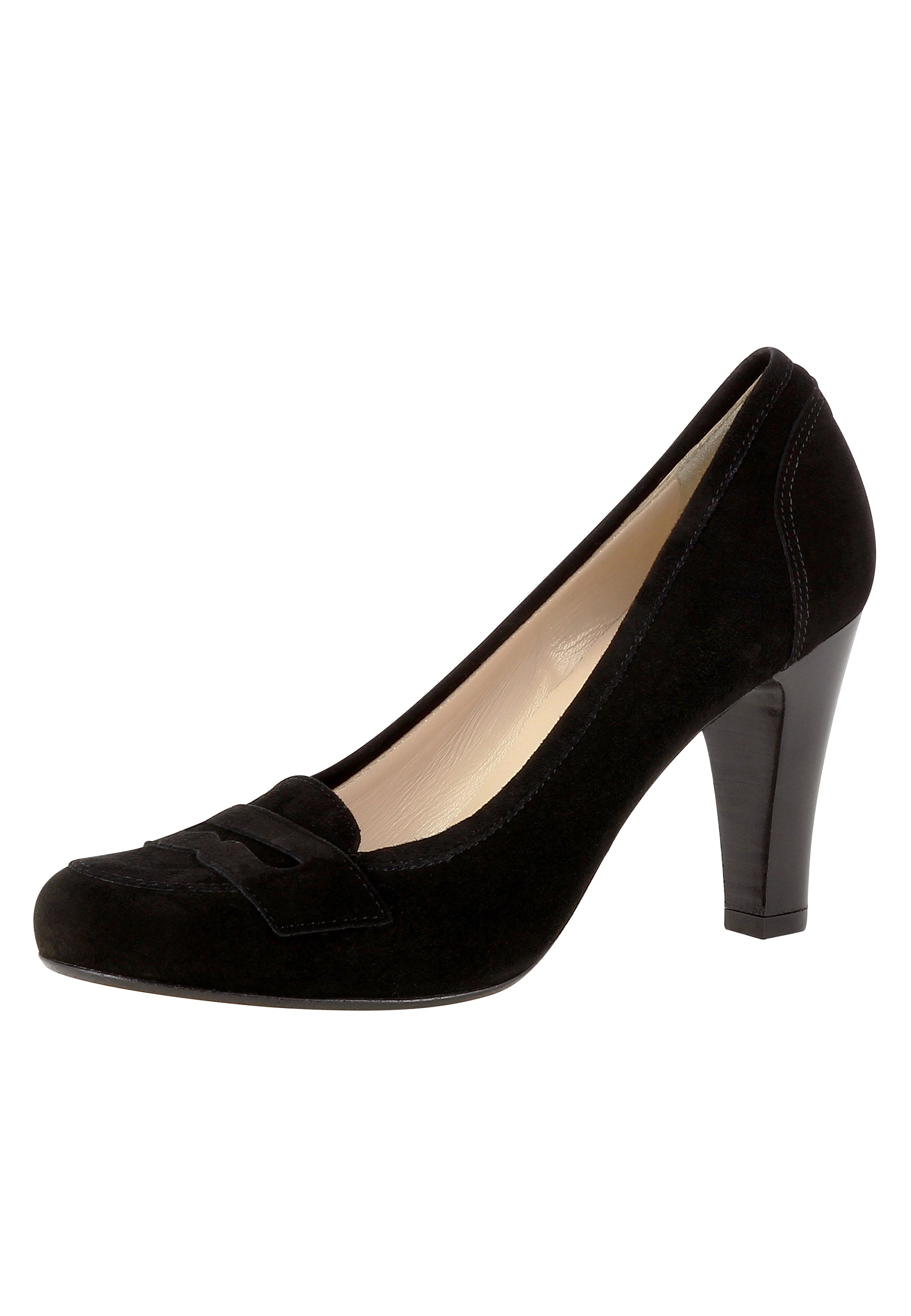 MARIA Damen Pumps - Rauleder Schwarz
