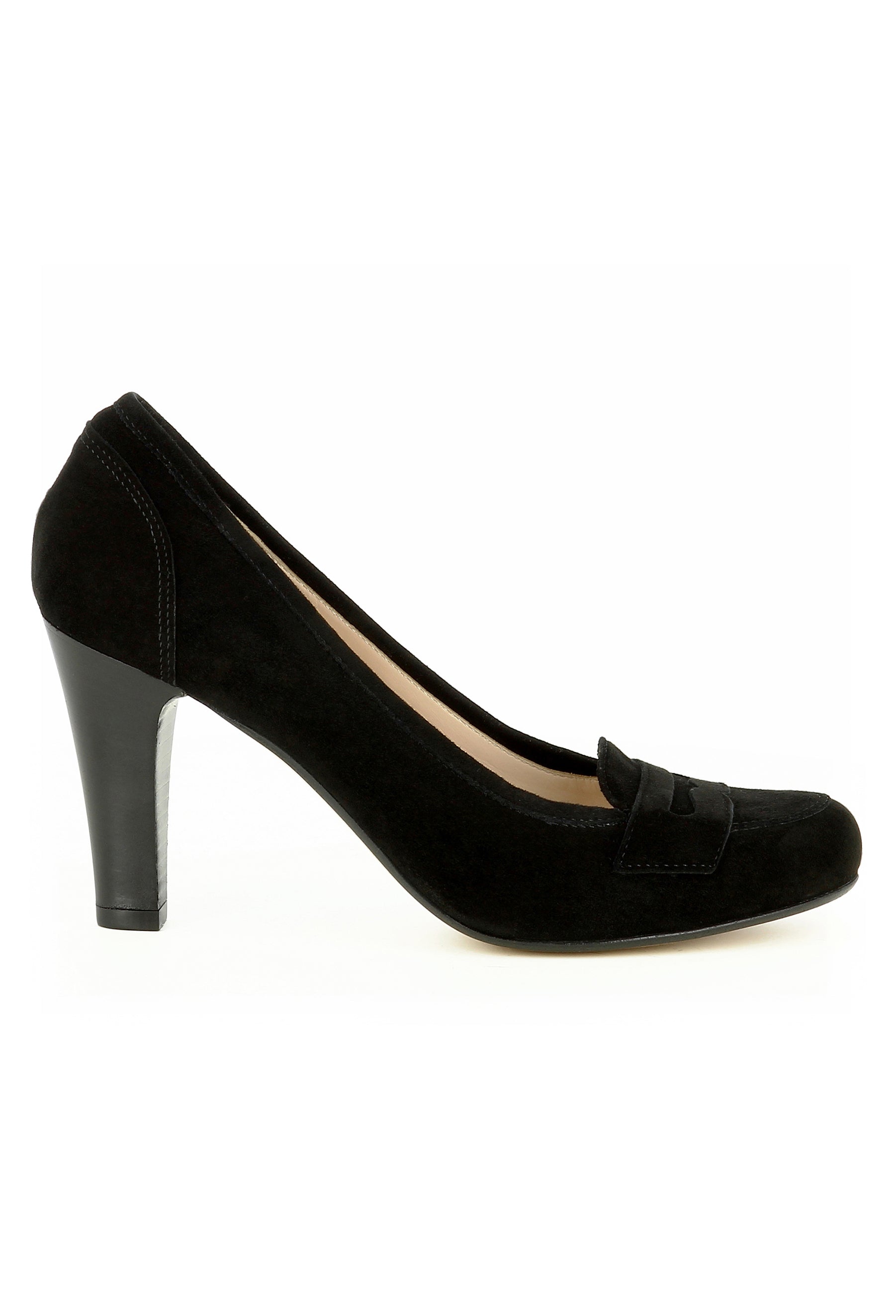 MARIA Damen Pumps - Rauleder Schwarz