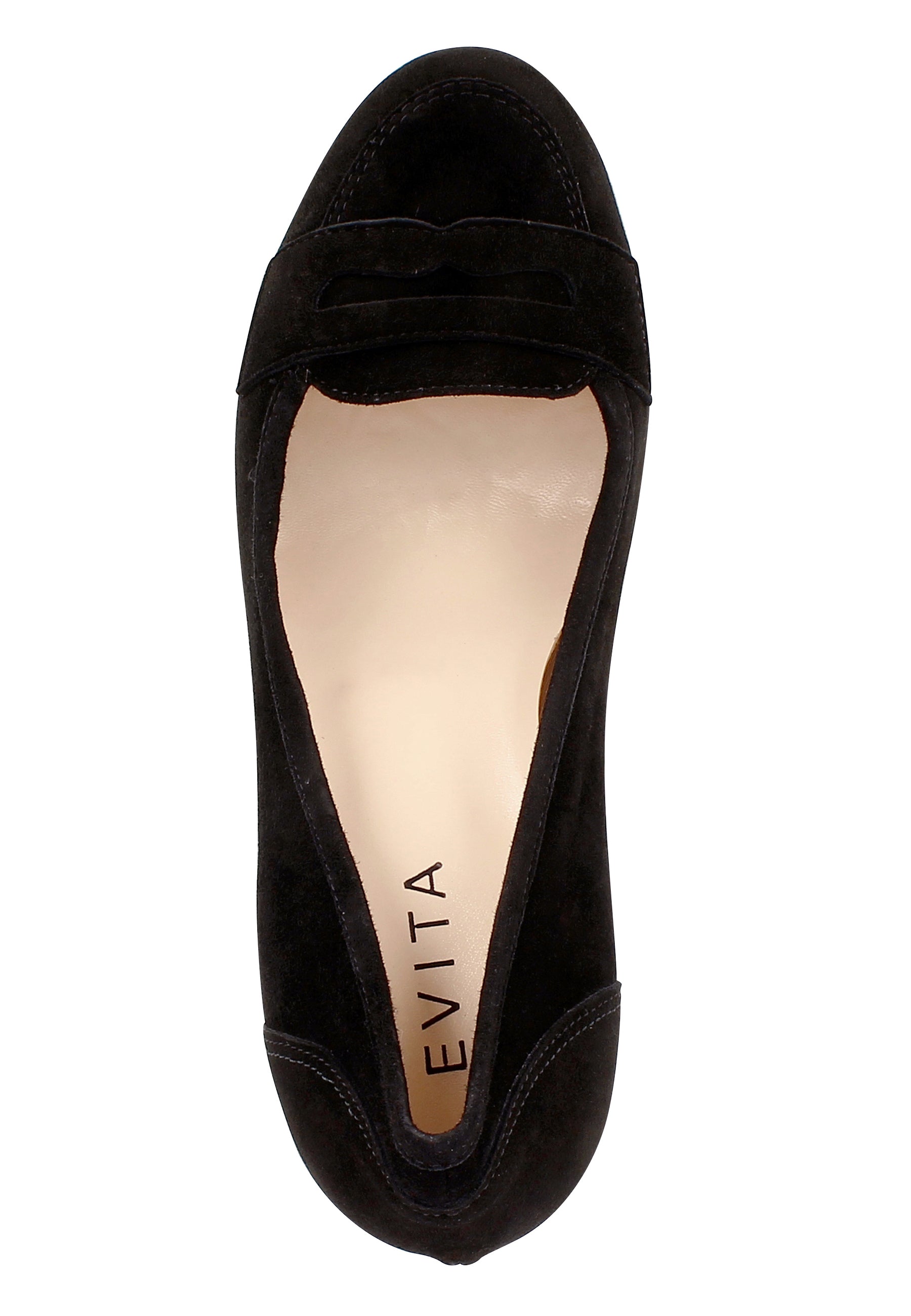 MARIA Damen Pumps - Rauleder Schwarz