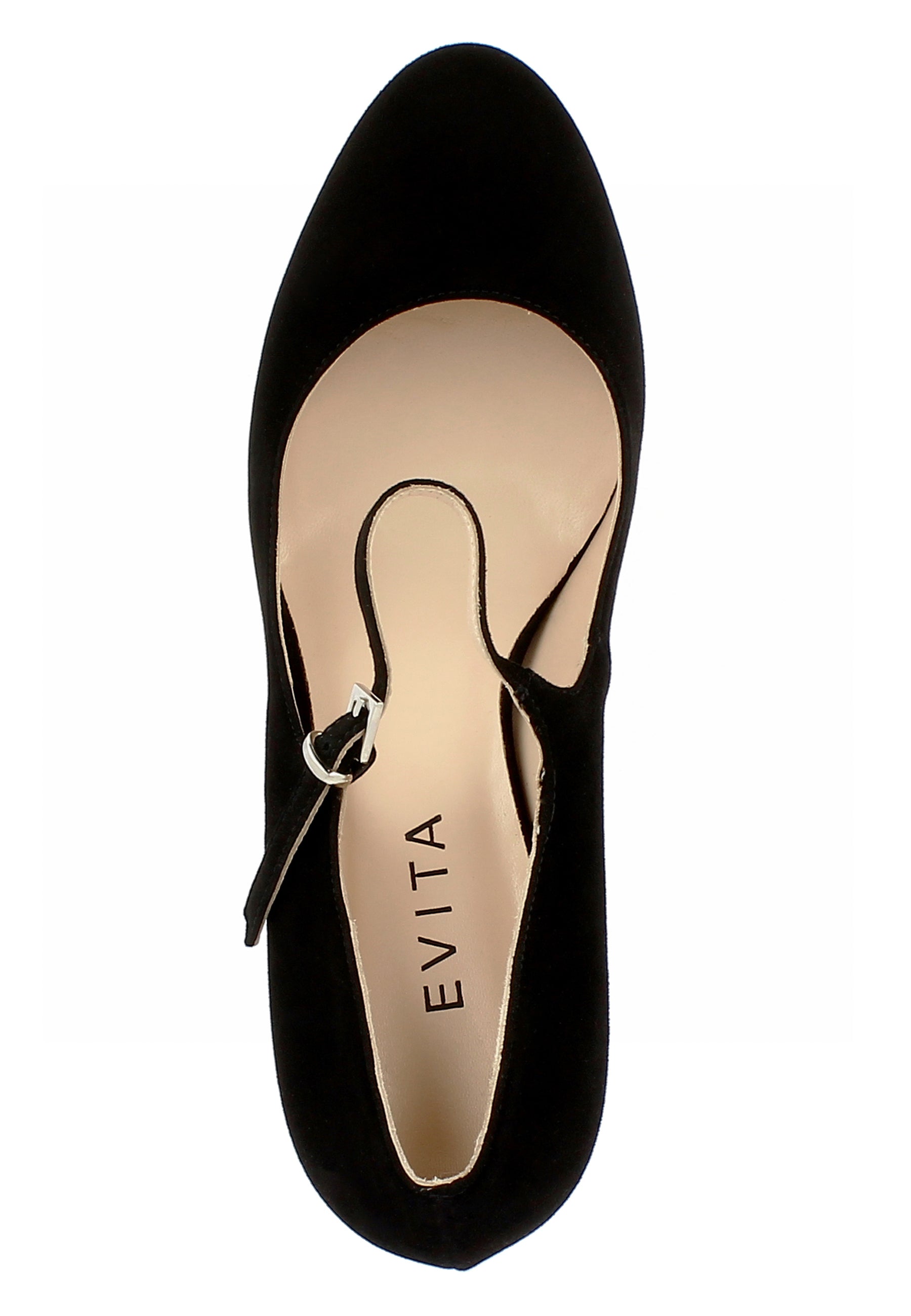 BIANCA Damen Pumps - Rauleder Schwarz