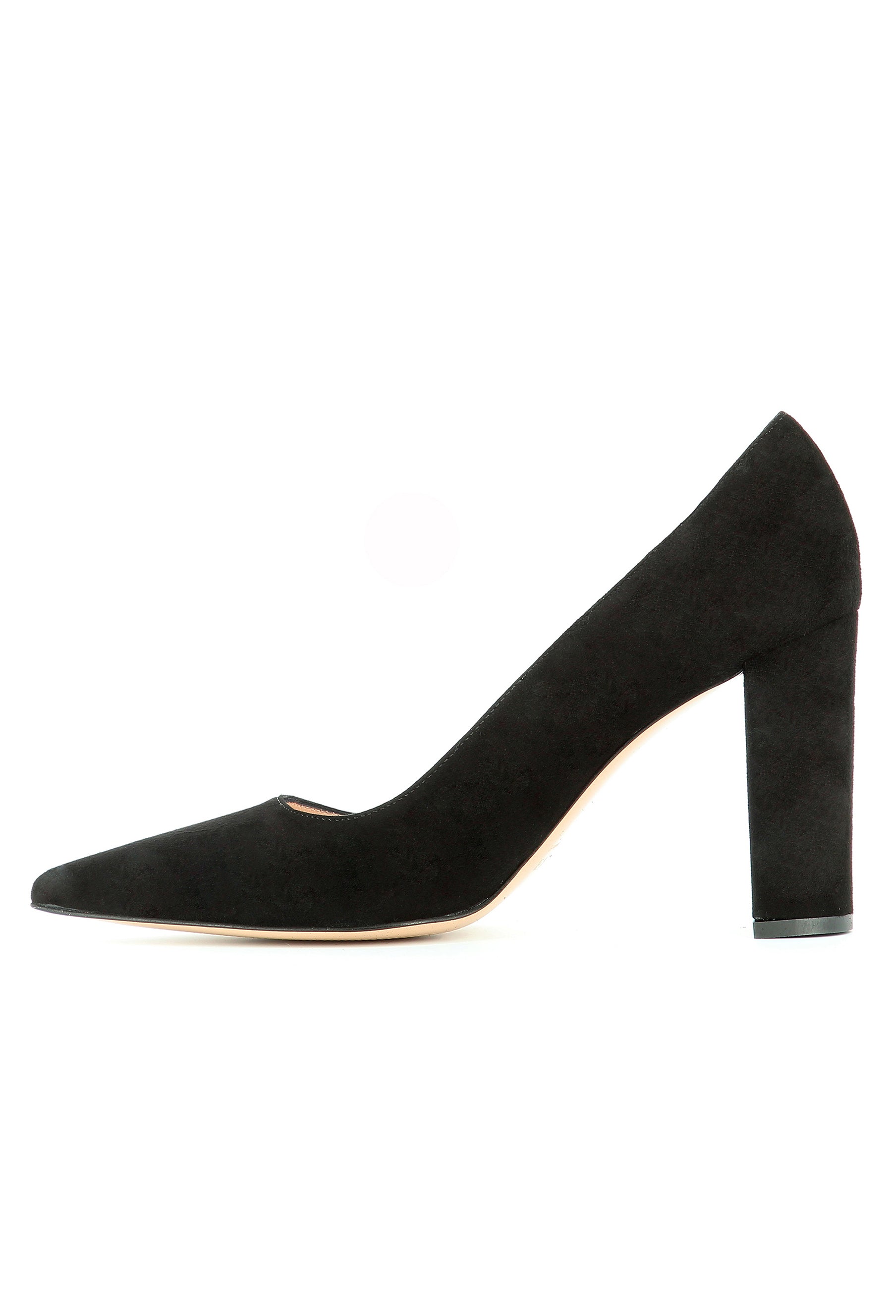 NATALIA Damen Pumps - Rauleder Schwarz