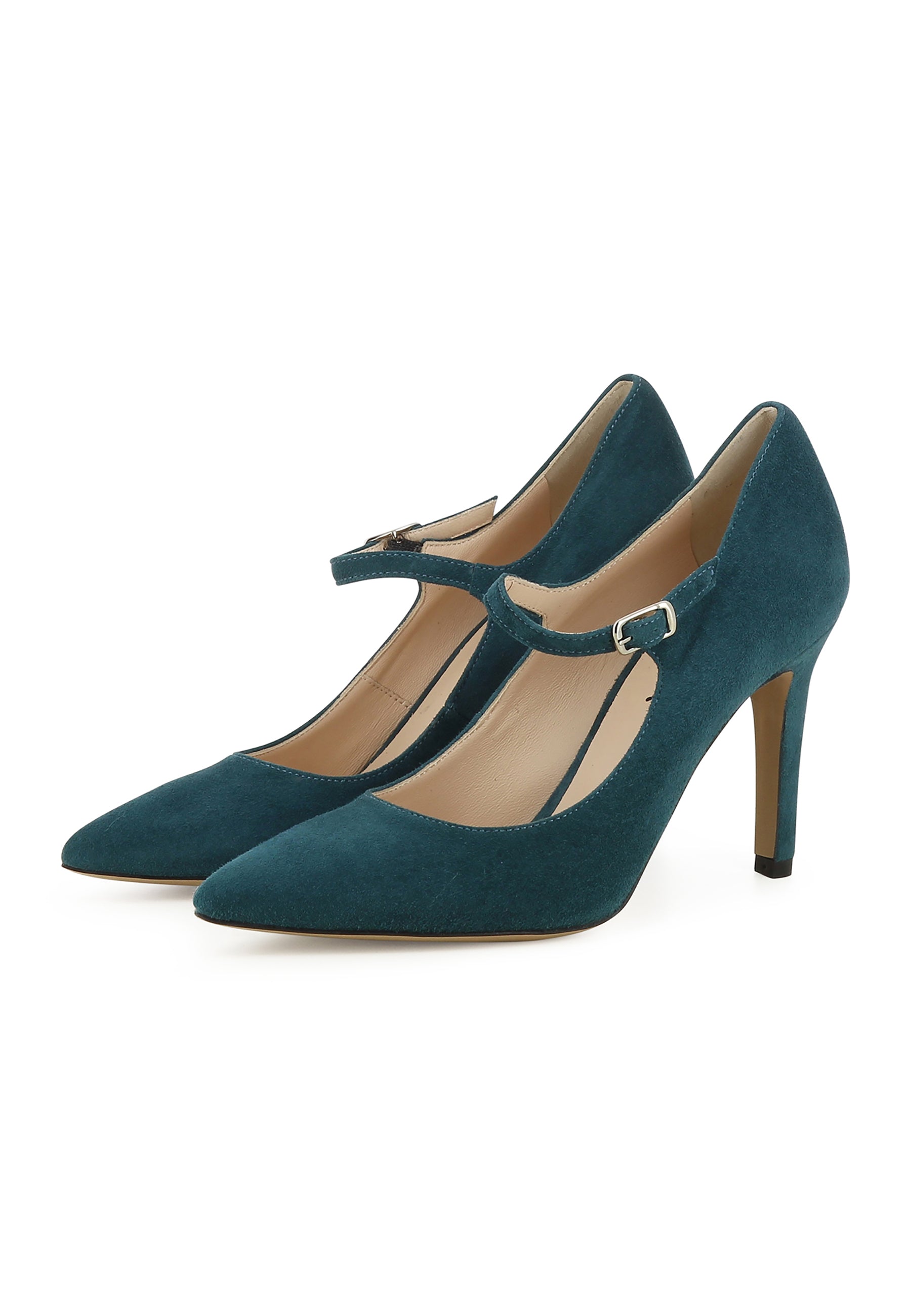 ILARIA Damen Pumps - Rauleder Petrol