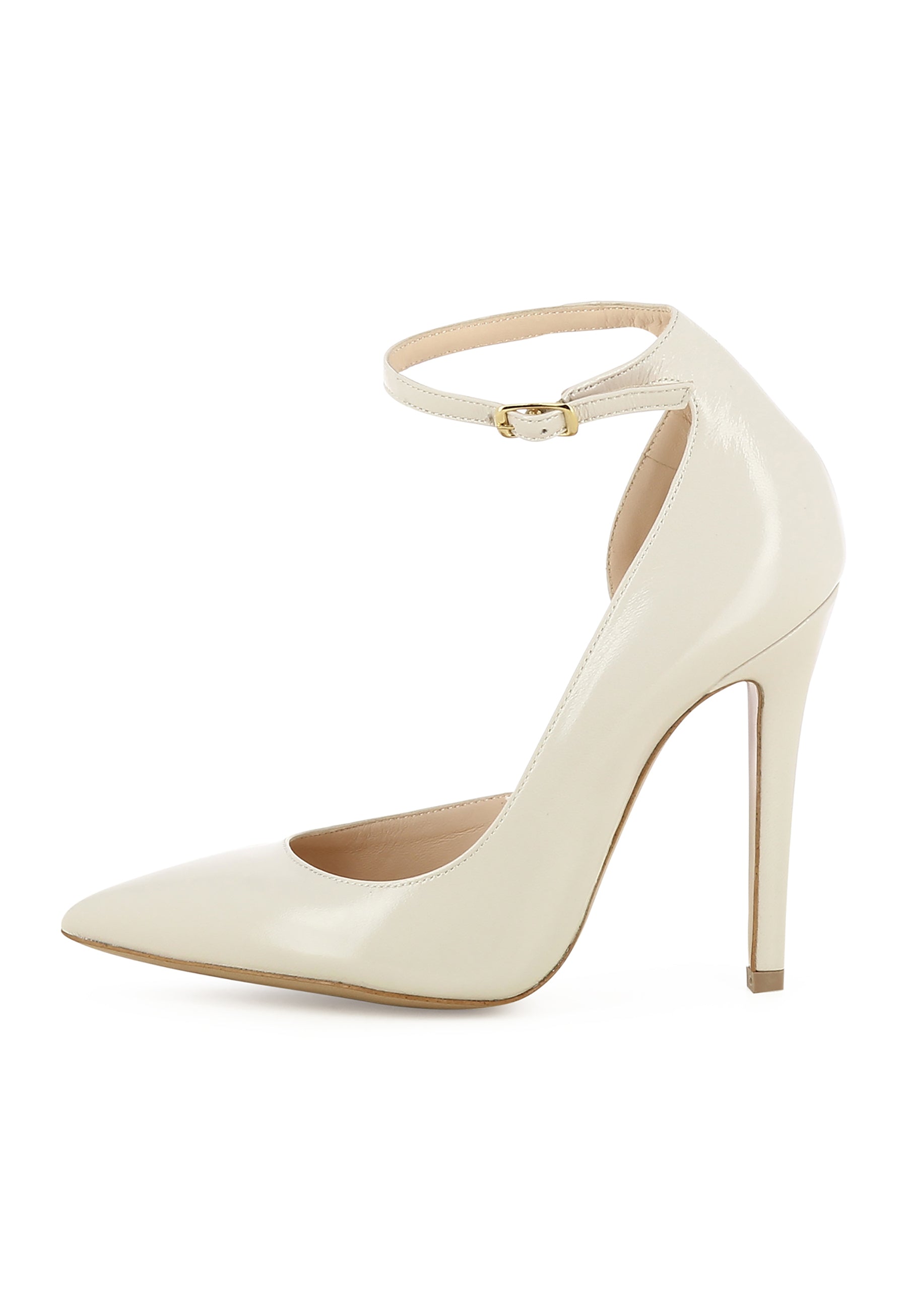 LISA Damen Pumps Halboffen - Glanzleder Creme