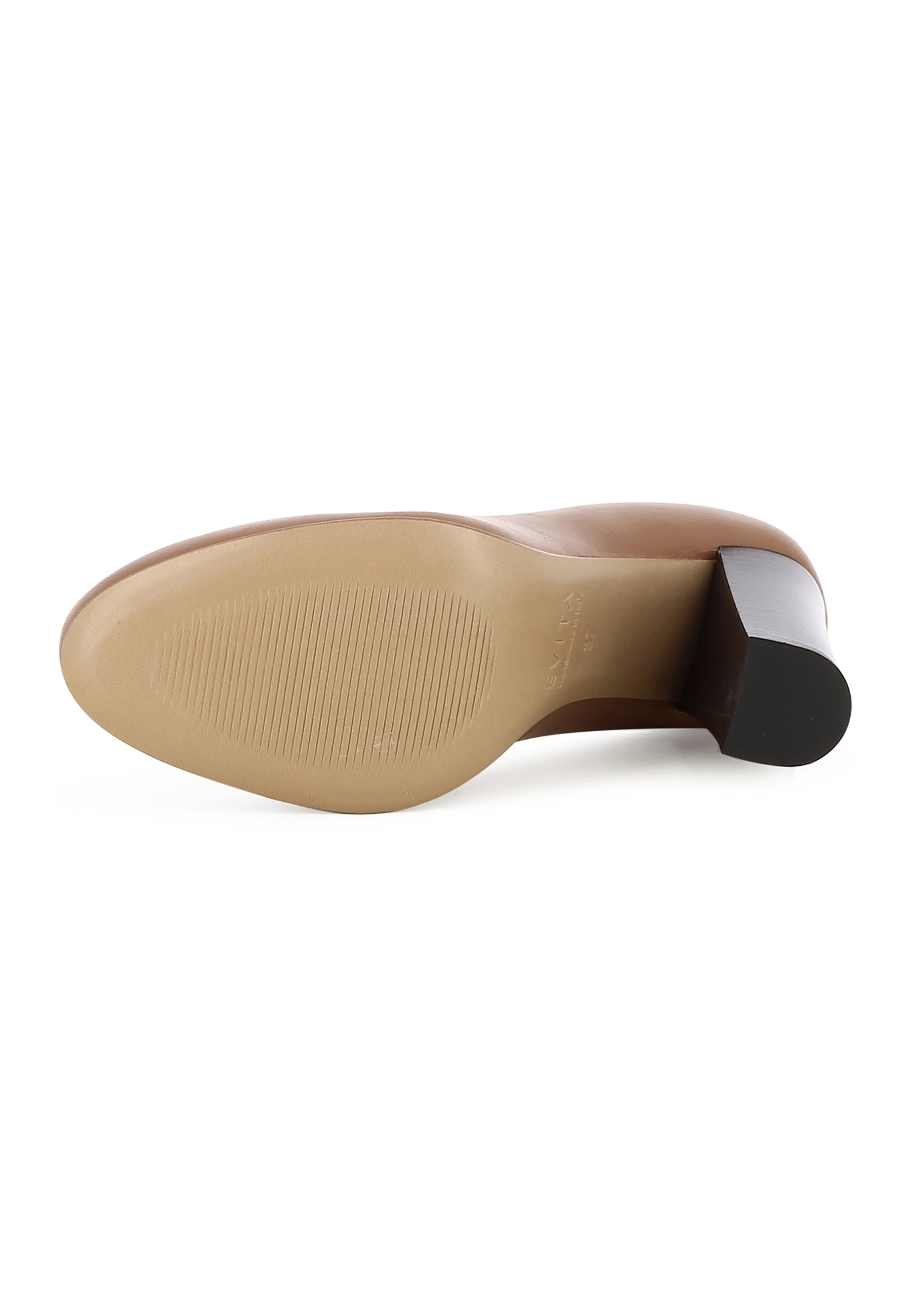 CRISTINA Damen Pumps - Glattleder Hellbraun