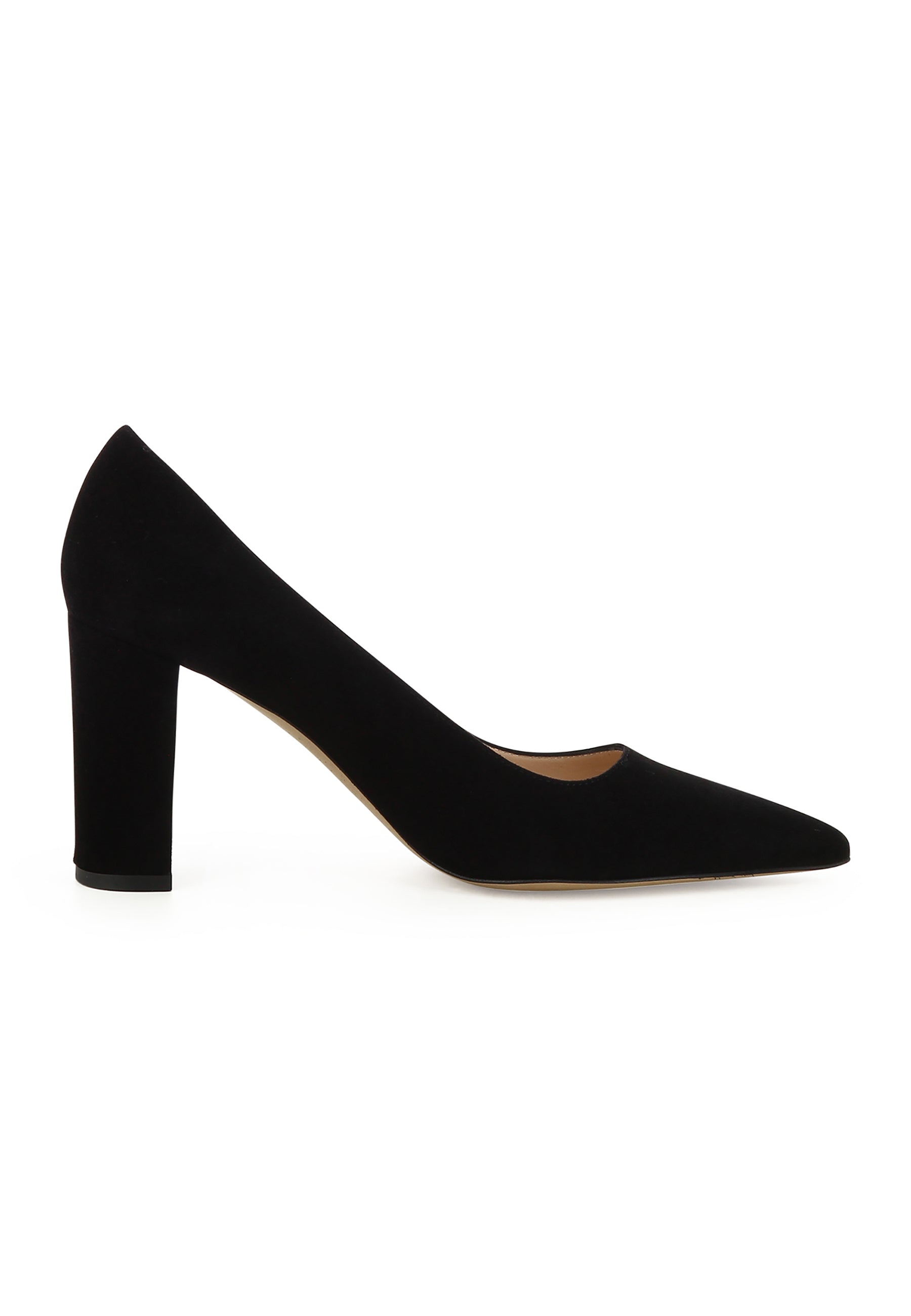 JESSICA Damen Pumps - Rauleder Schwarz