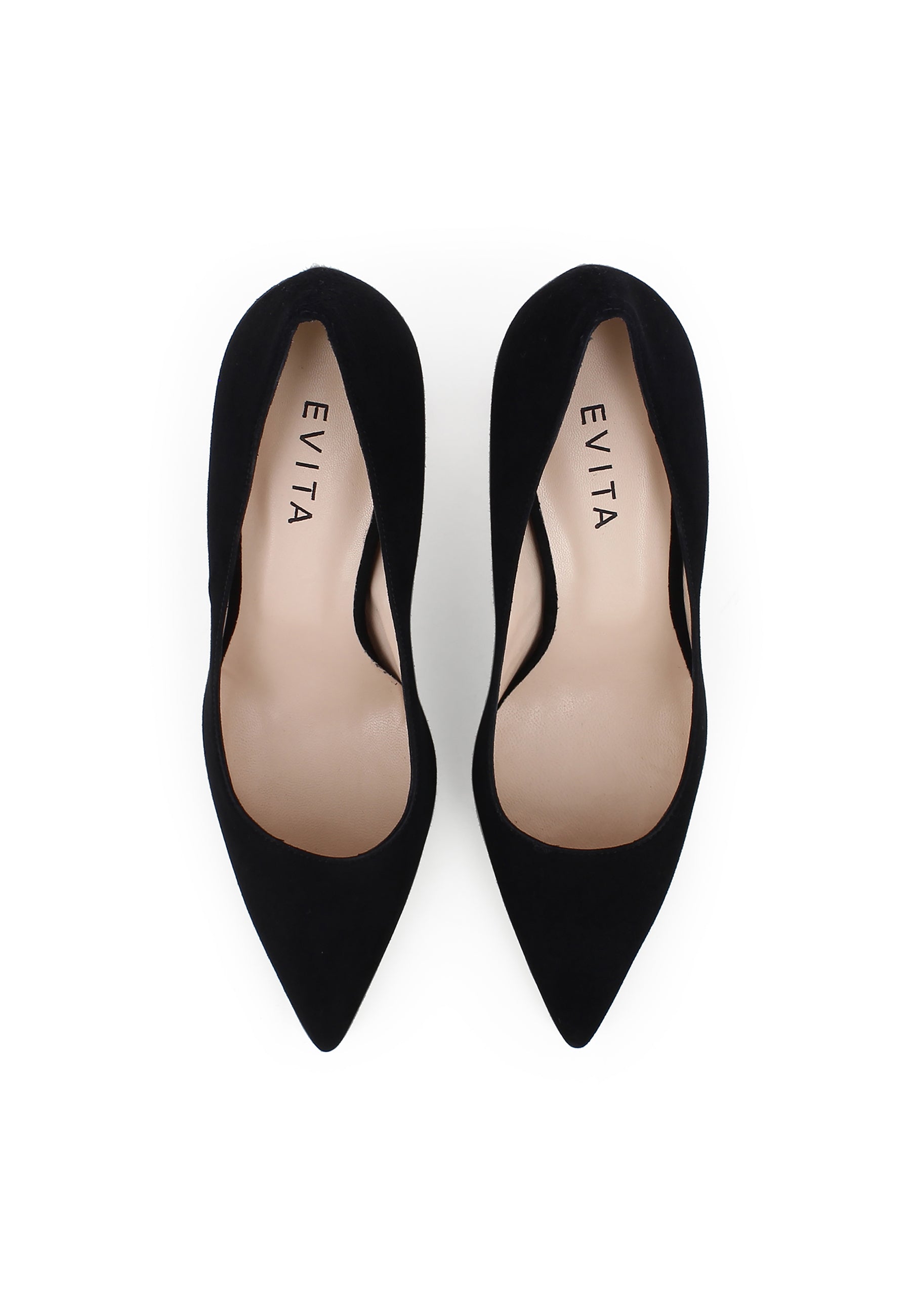 JESSICA Damen Pumps - Rauleder Schwarz