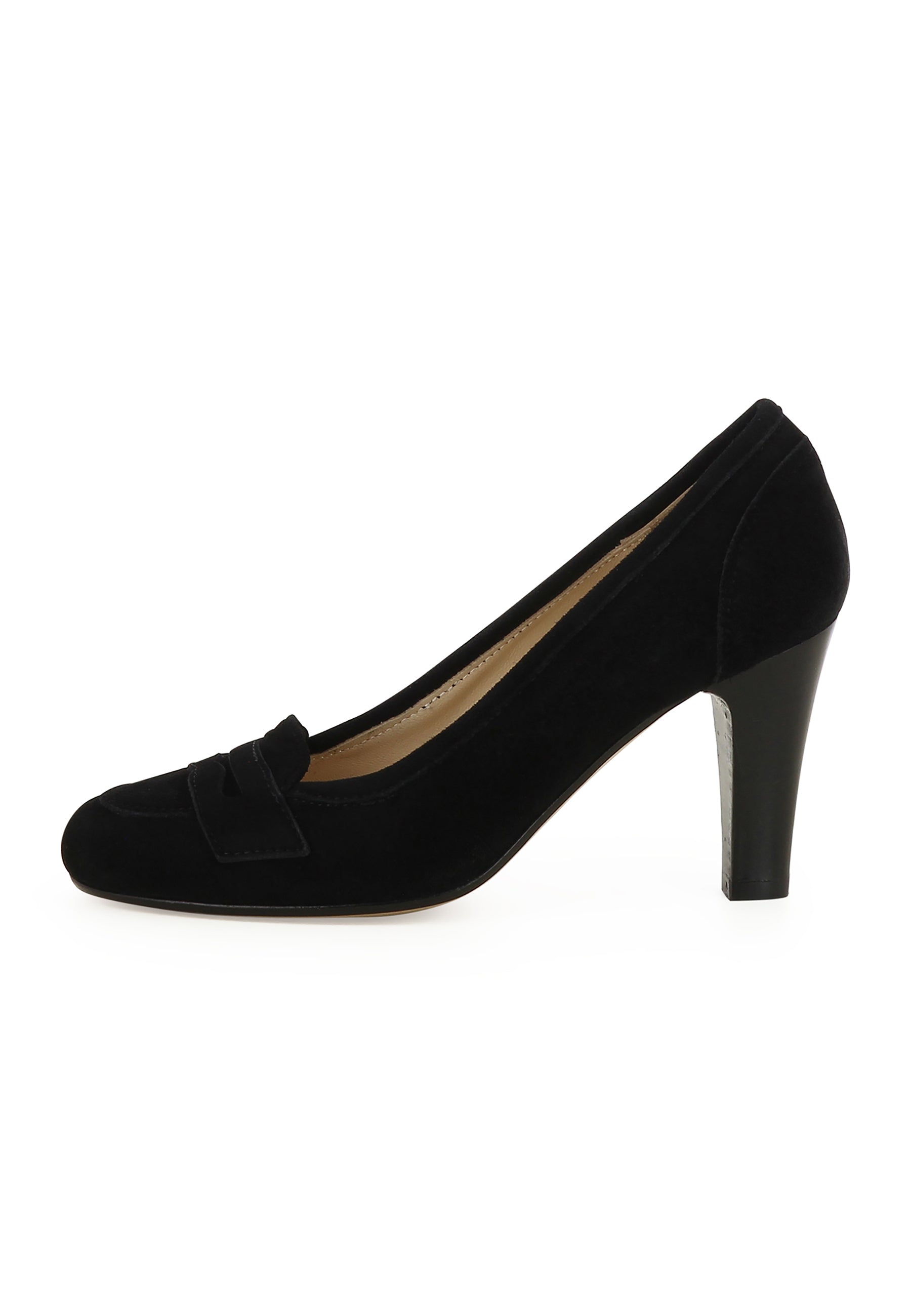 MARIA Damen Pumps - Rauleder Schwarz