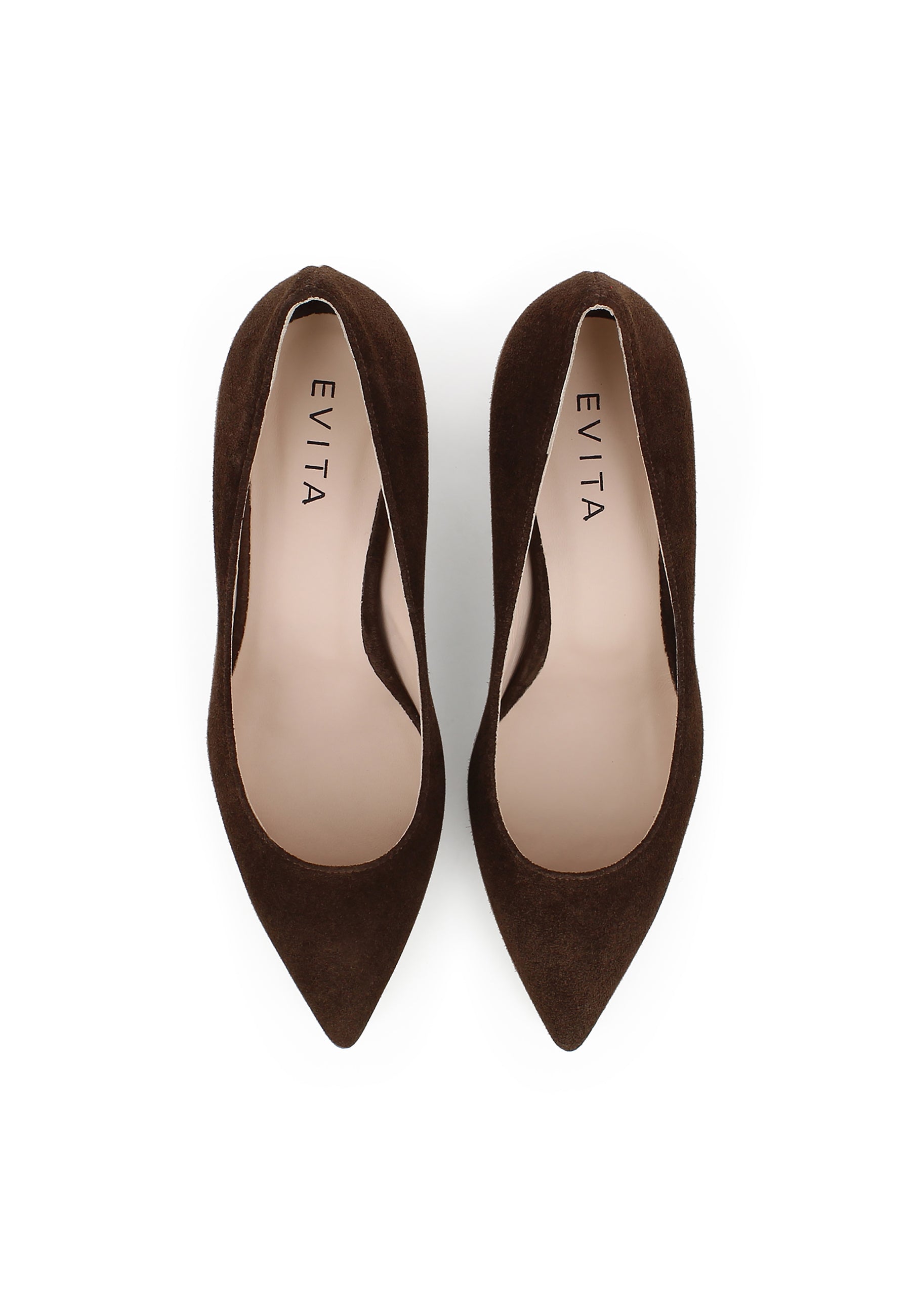ROMINA Damen Pumps - Rauleder Dunkelbraun