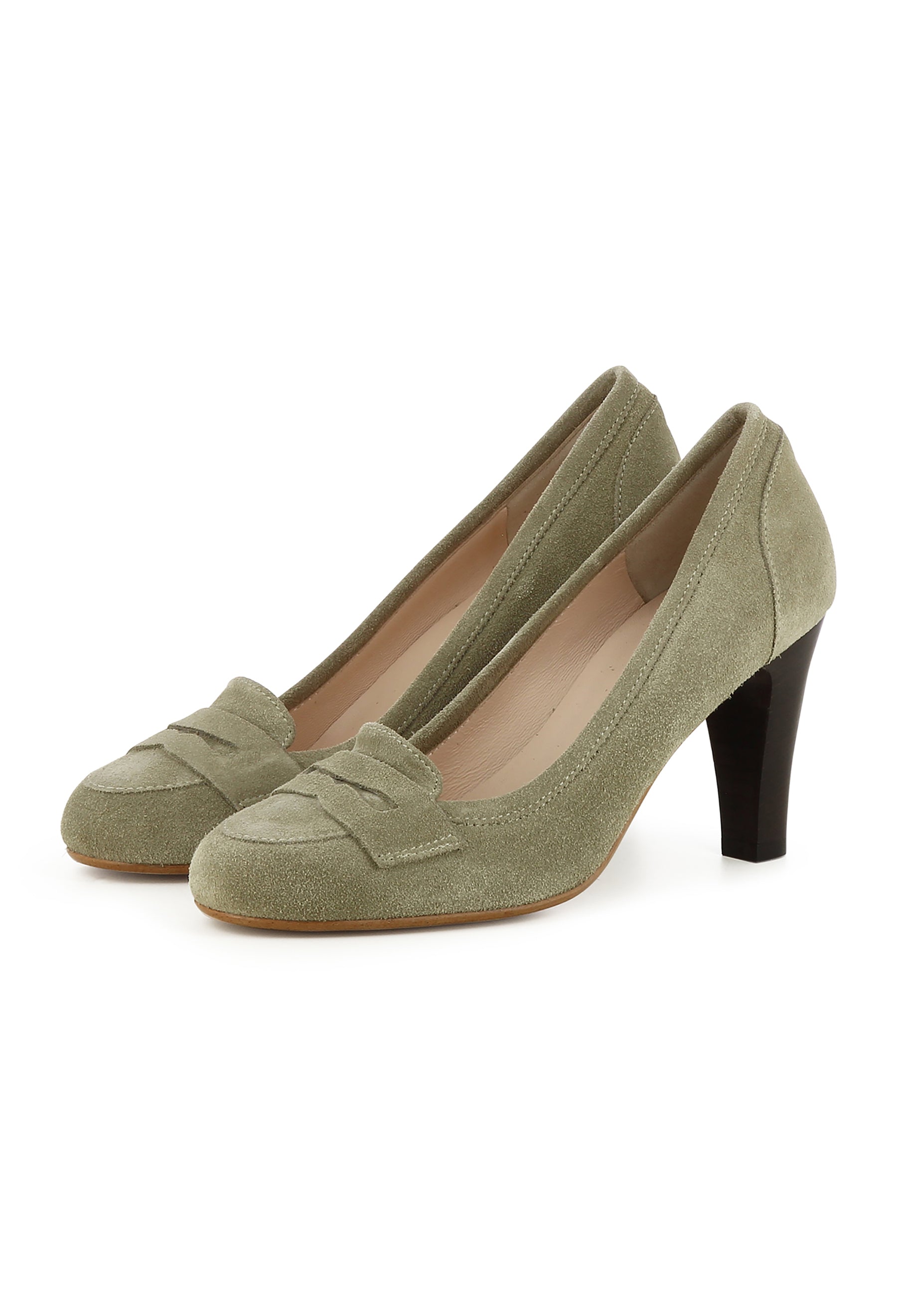 MARIA Damen Pumps - Rauleder Greige