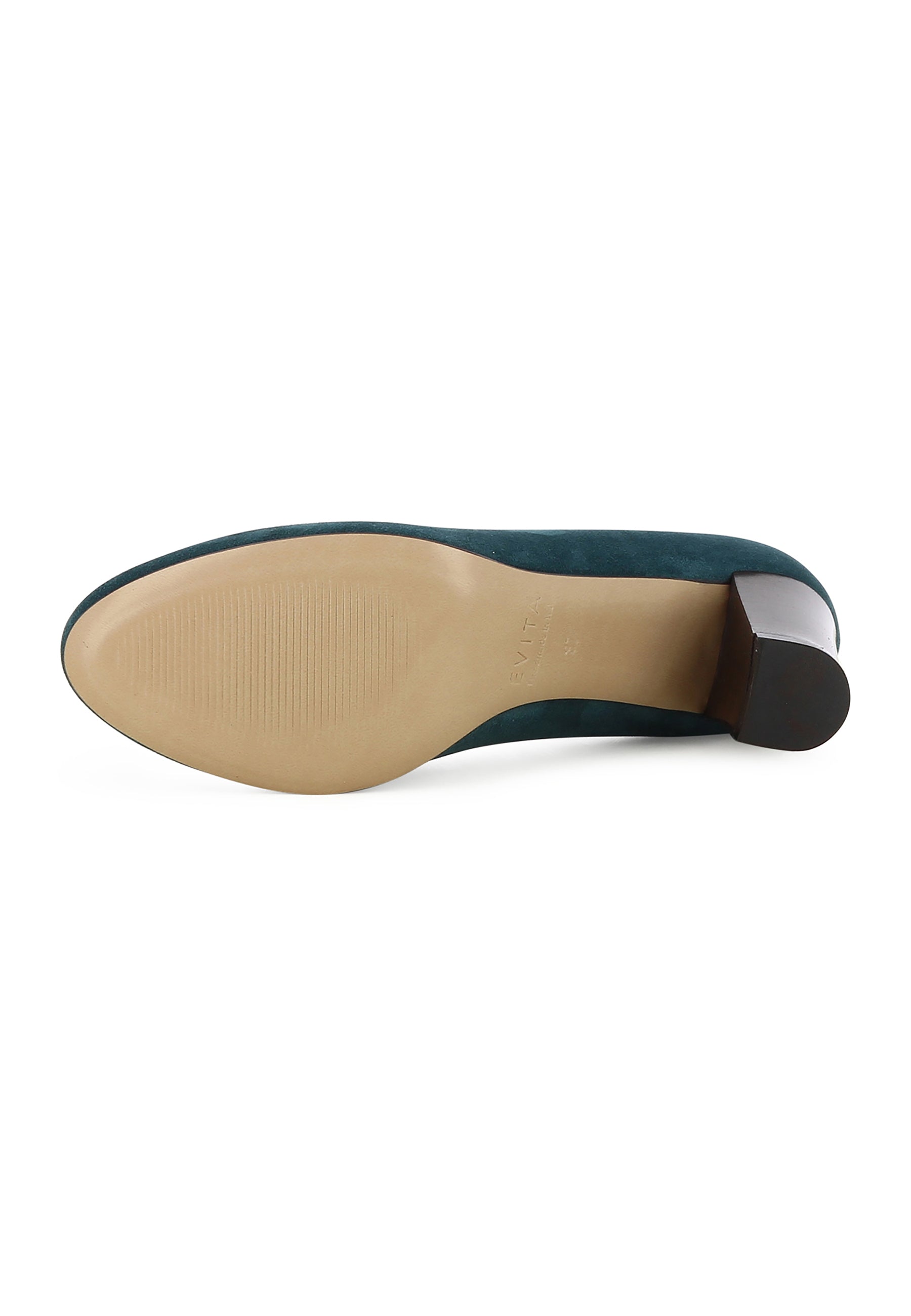 BIANCA Damen Pumps - Rauleder Petrol