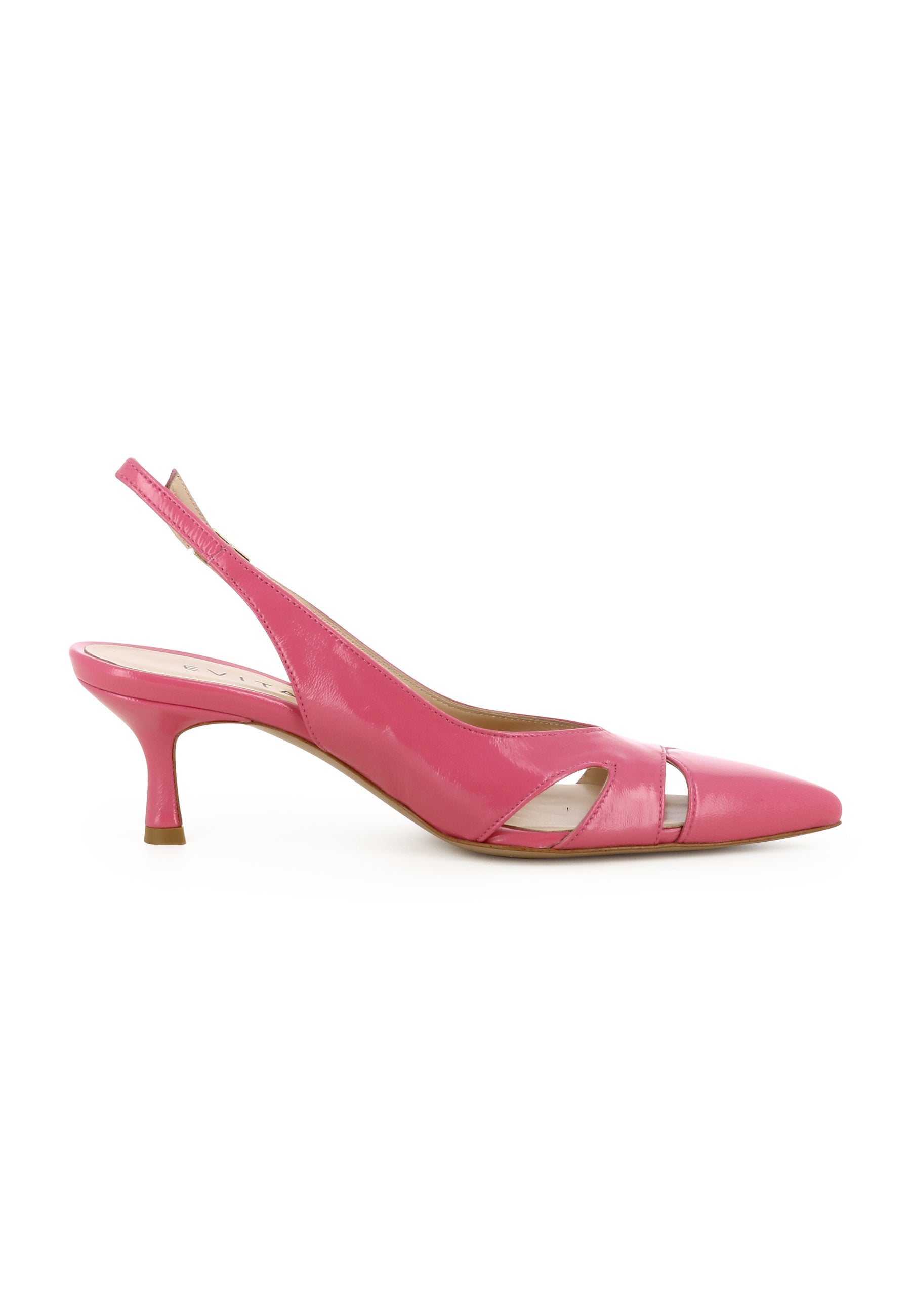 SARA Damen Sling Pumps - Lackleder Pink