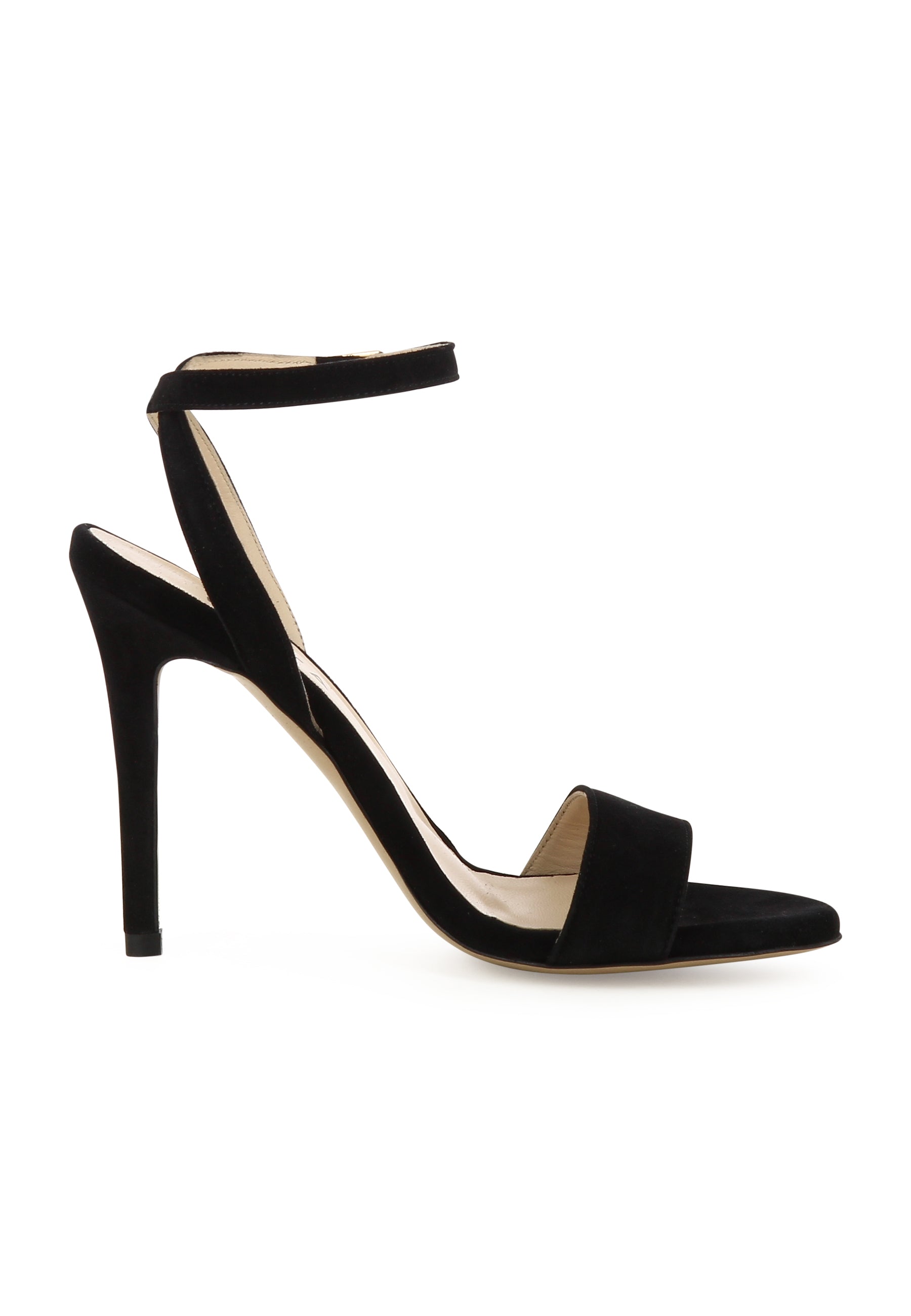 EVA Damen Sandalette - Rauleder Schwarz