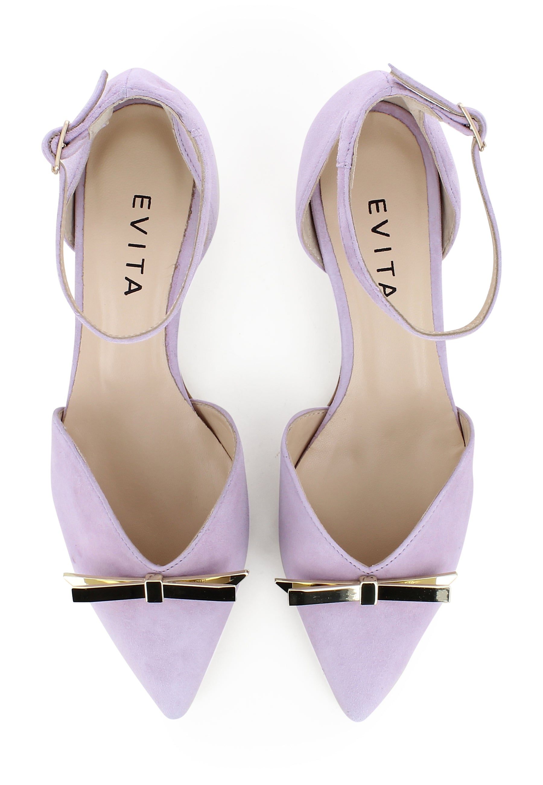 GIORGIA Damen Pumps Halboffen - Rauleder Flieder