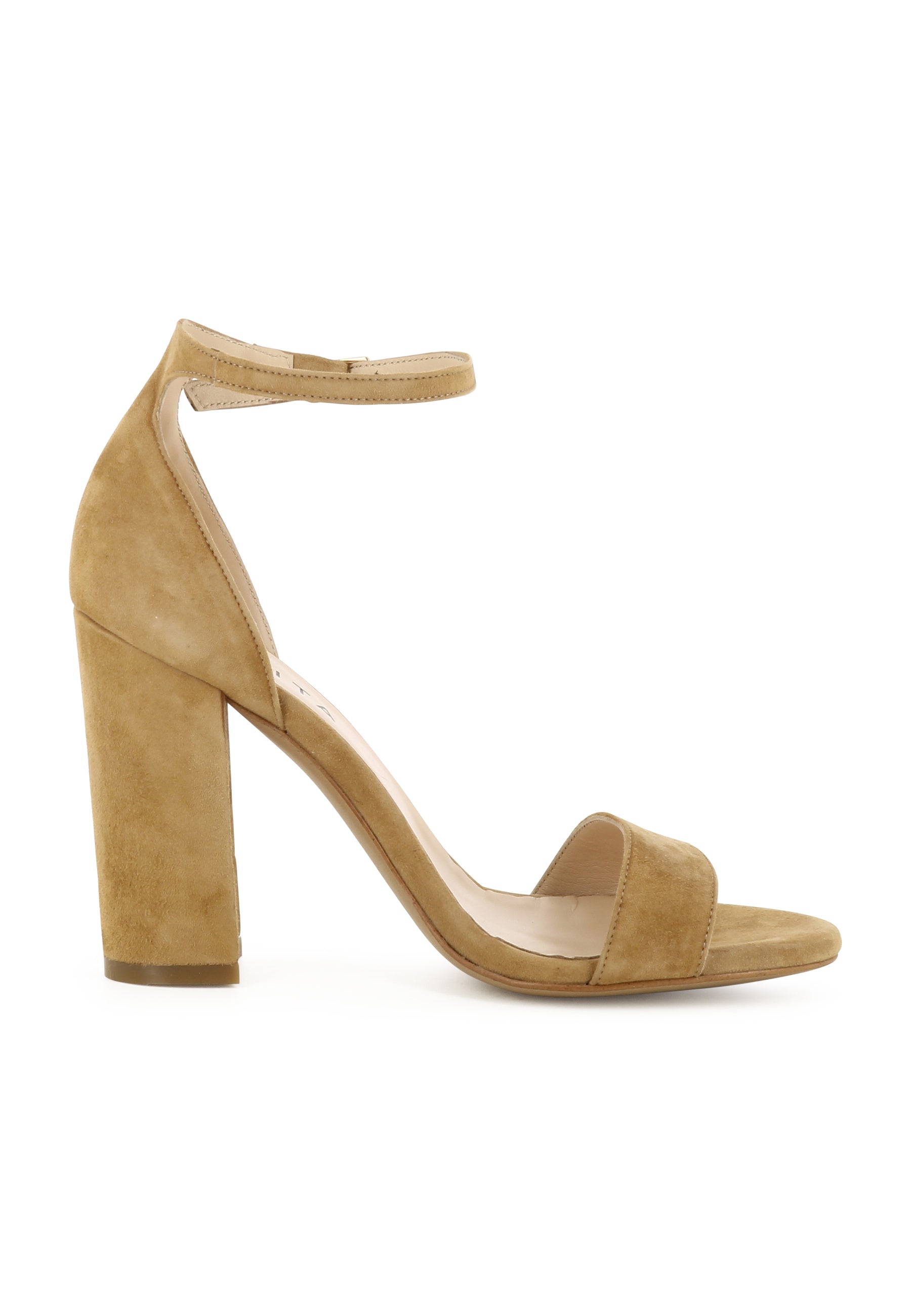 EVA Damen Sandalette - Rauleder Hellbraun