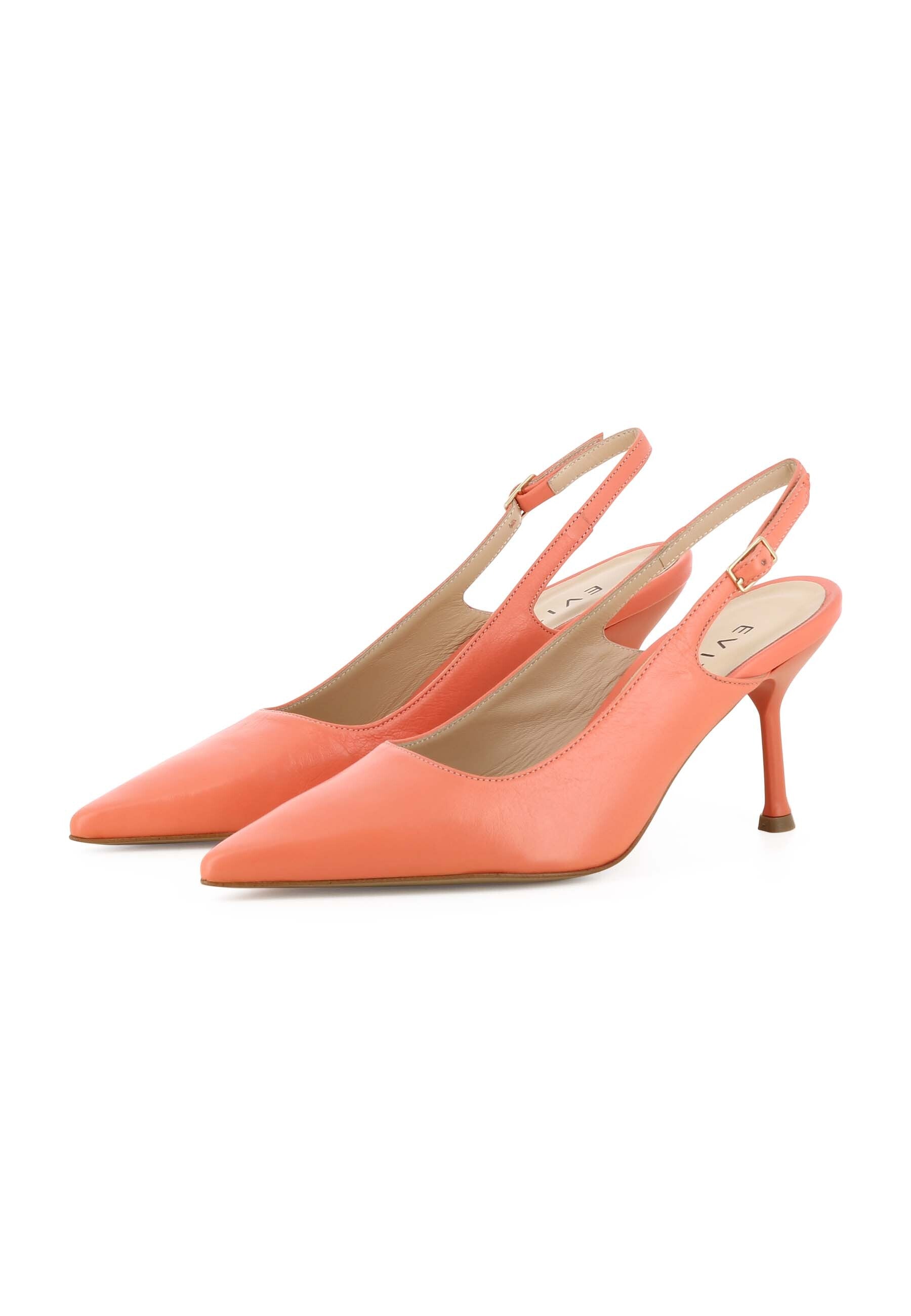 PENELOPE Damen Sling Pumps - Glattleder Coralle