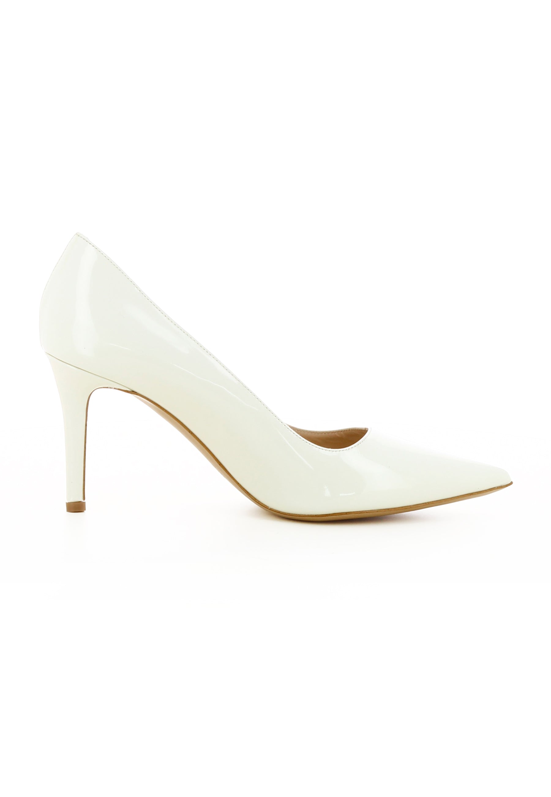 JESSICA Damen Pumps - Lackleder Creme
