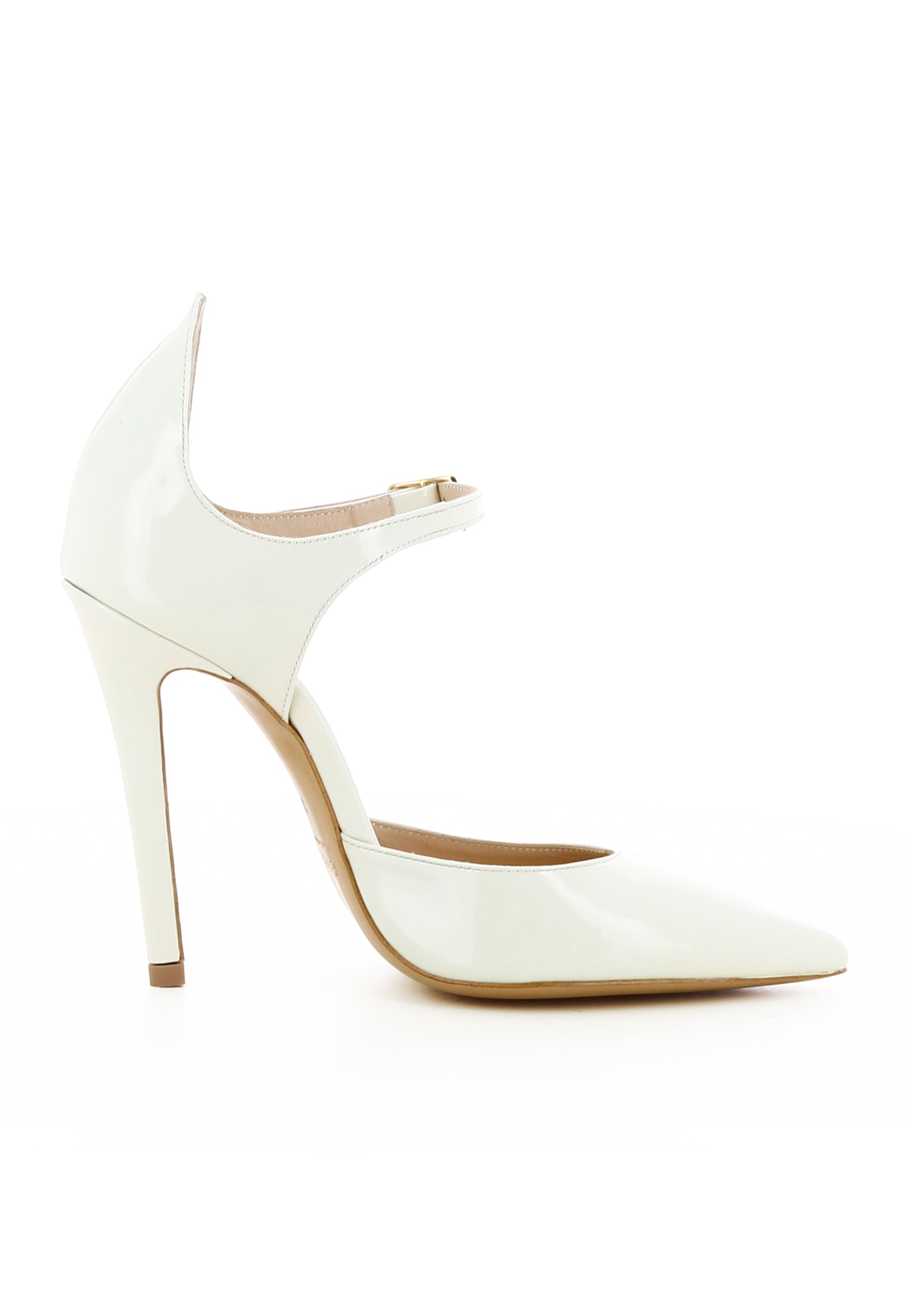 LISA Damen Pumps Halboffen - Lackleder Creme